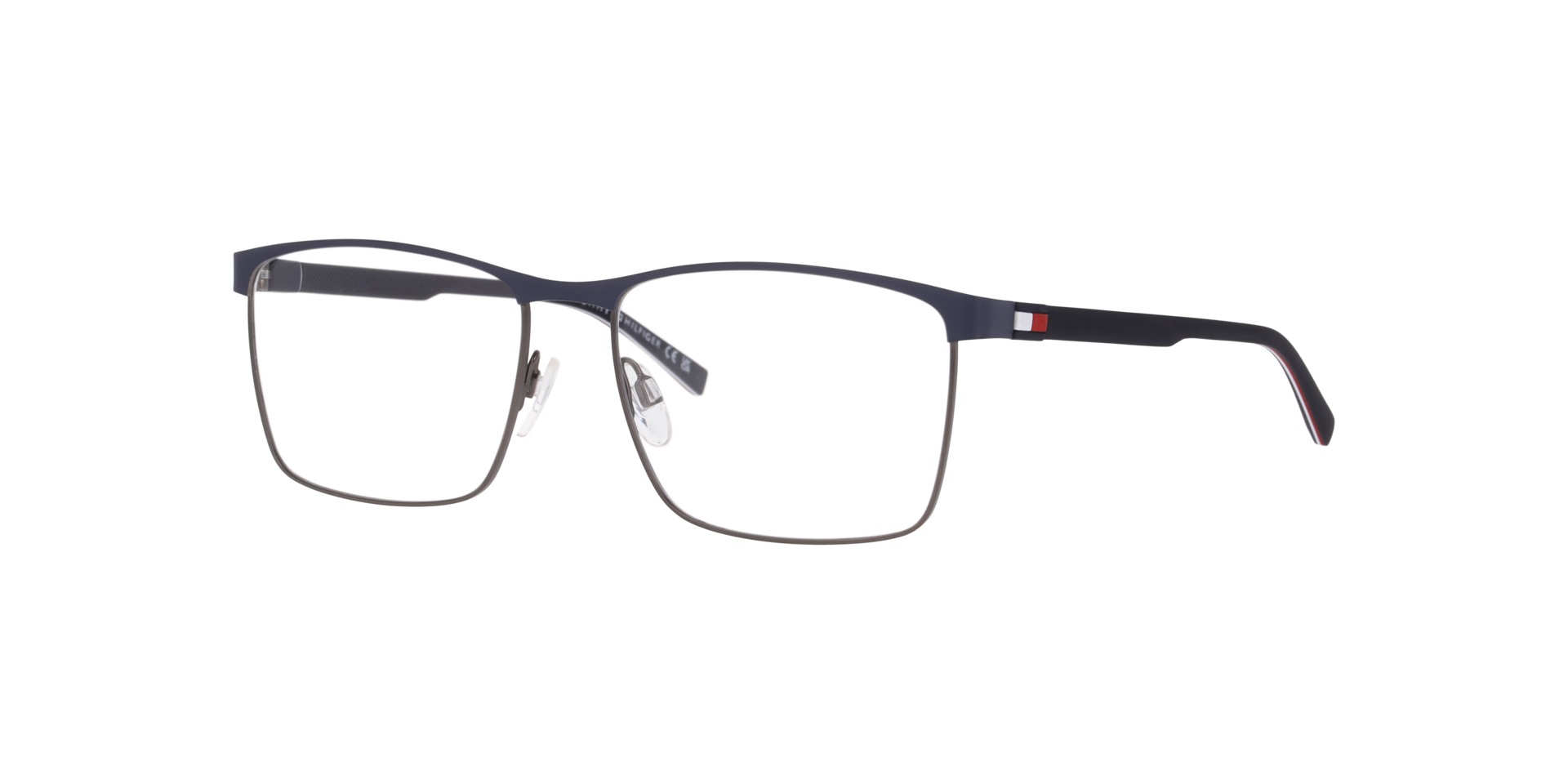 TH 2278 Blue MetalEyeglass Frames for Glasses Direct, Angle View