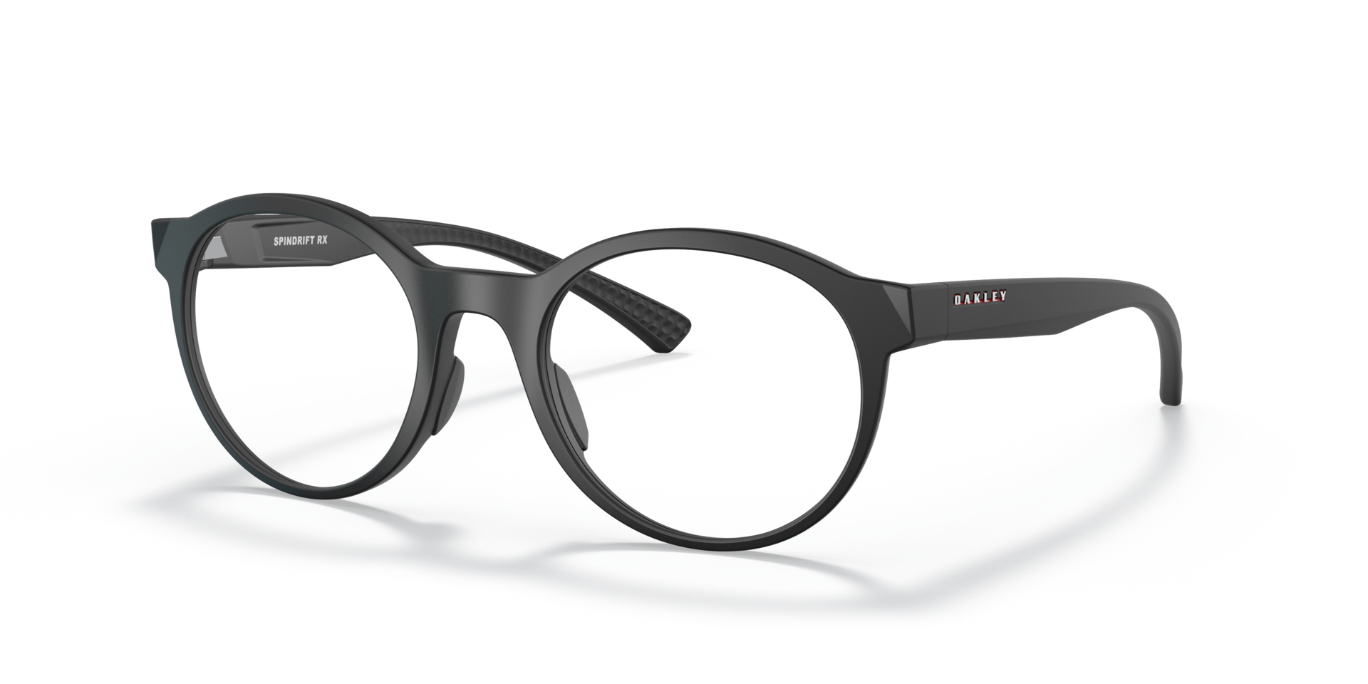 Spindrift Velvet Black PlasticEyeglass Frames for Glasses Direct, Angle View