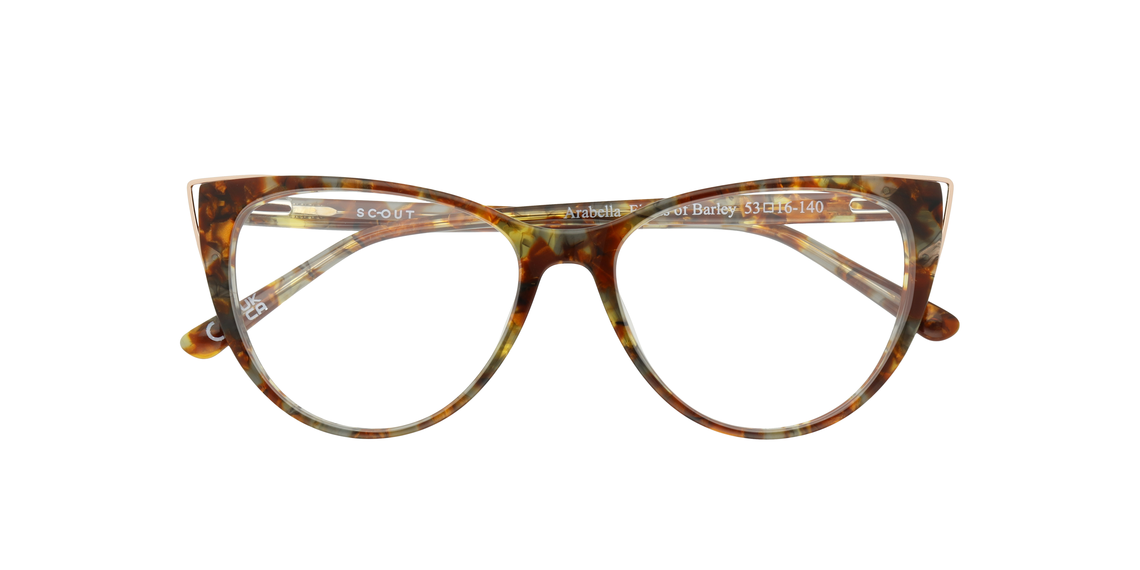 Arabella Fields Of Barley AcetateEyeglass Frames for Glasses Direct, Closed View