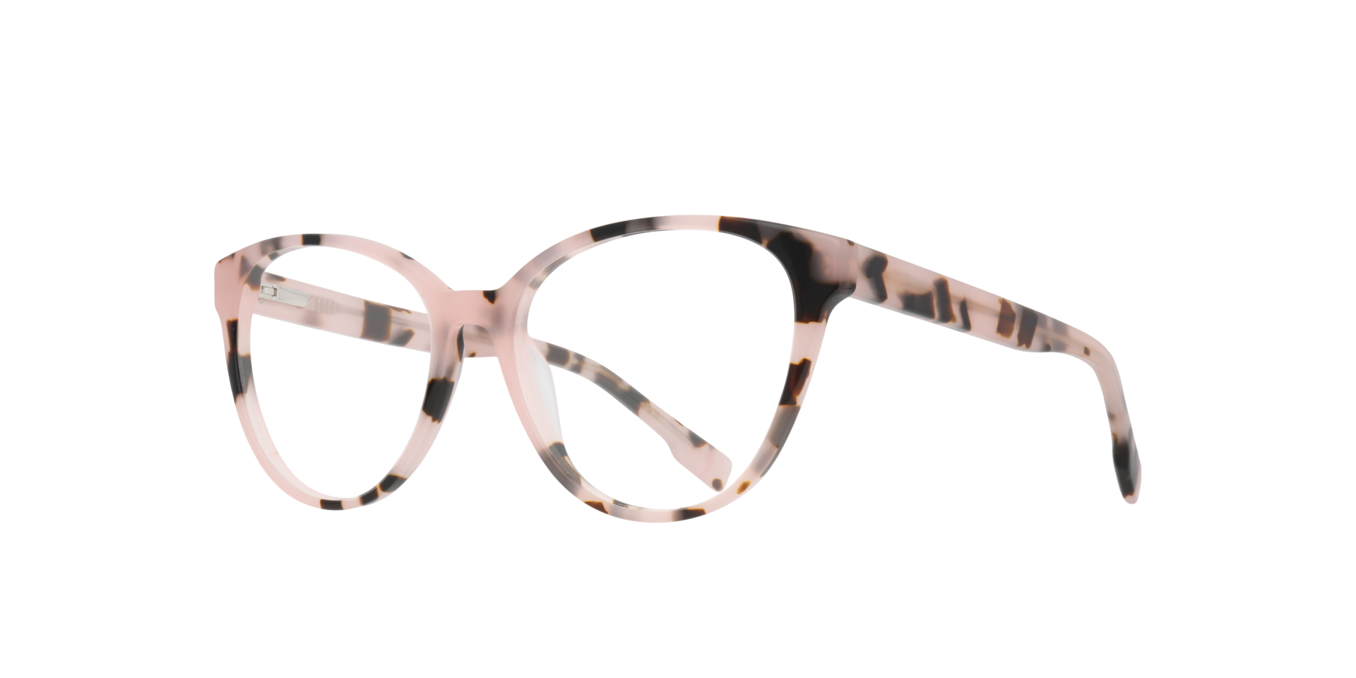 Primrose Pink Havana AcetateEyeglass Frames for Glasses Direct, Angle View