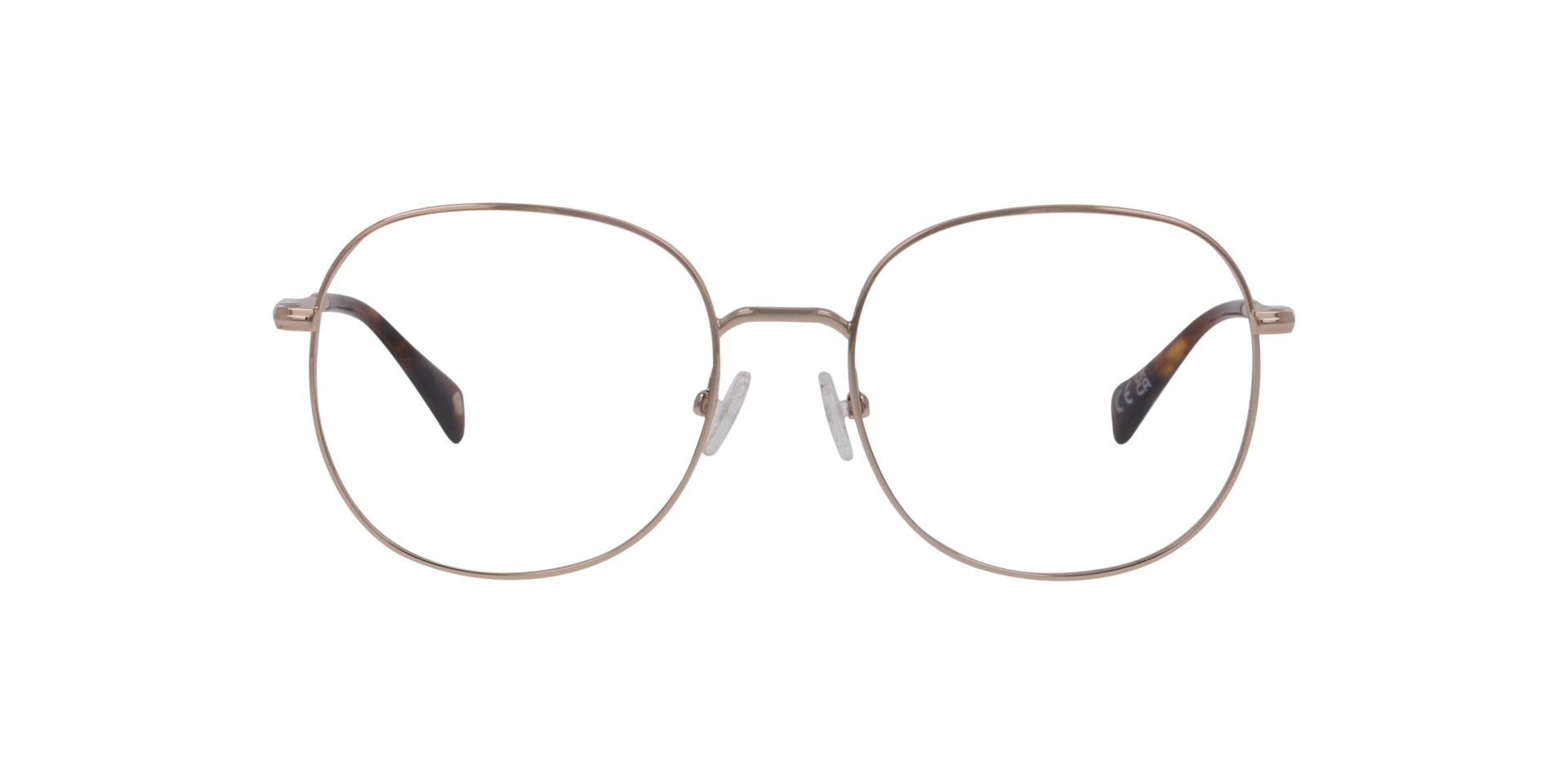 Marylebone Gold MetalEyeglass Frames for Glasses Direct, Front View
