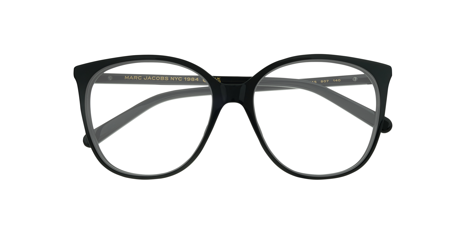 MARC 745 Black AcetateEyeglass Frames for Glasses Direct, Closed View