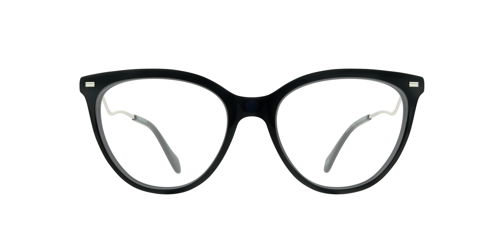 Jessica Black AcetateEyeglass Frames for Glasses Direct, Front View