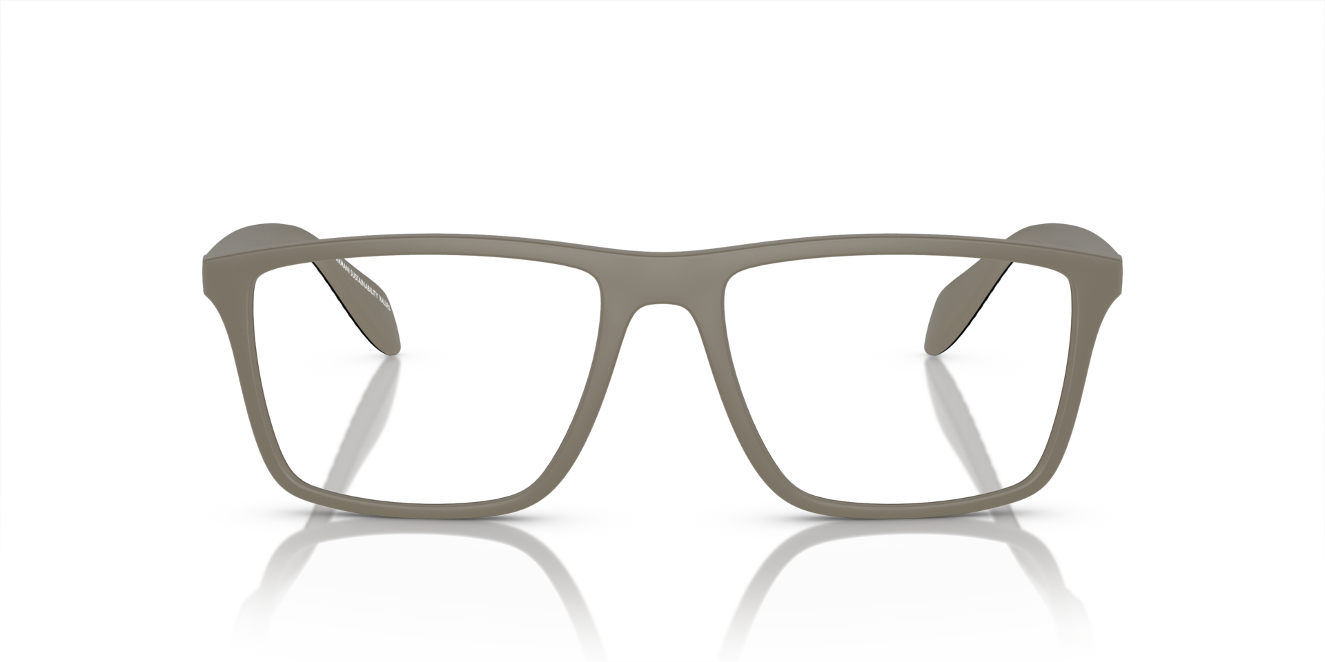 EA3230 Matte Mud PlasticEyeglass Frames for Glasses Direct, Front View