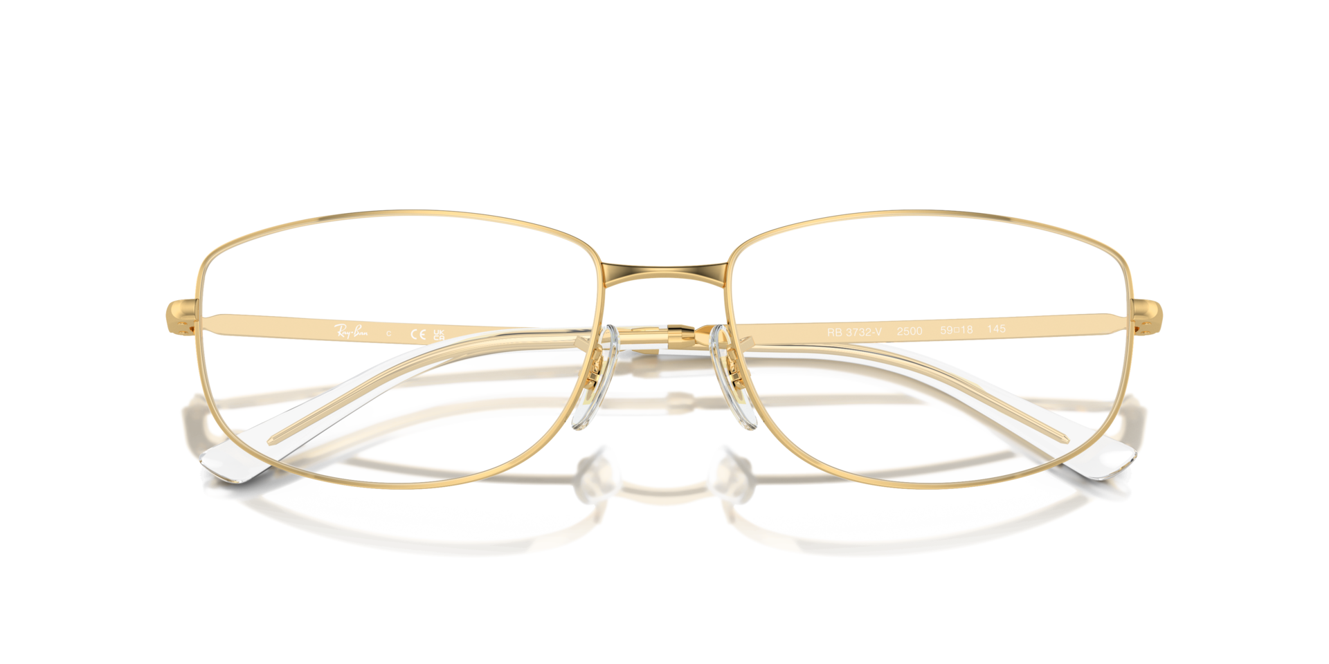 RB3732V Arista Gold MetalEyeglass Frames for Glasses Direct, Closed View