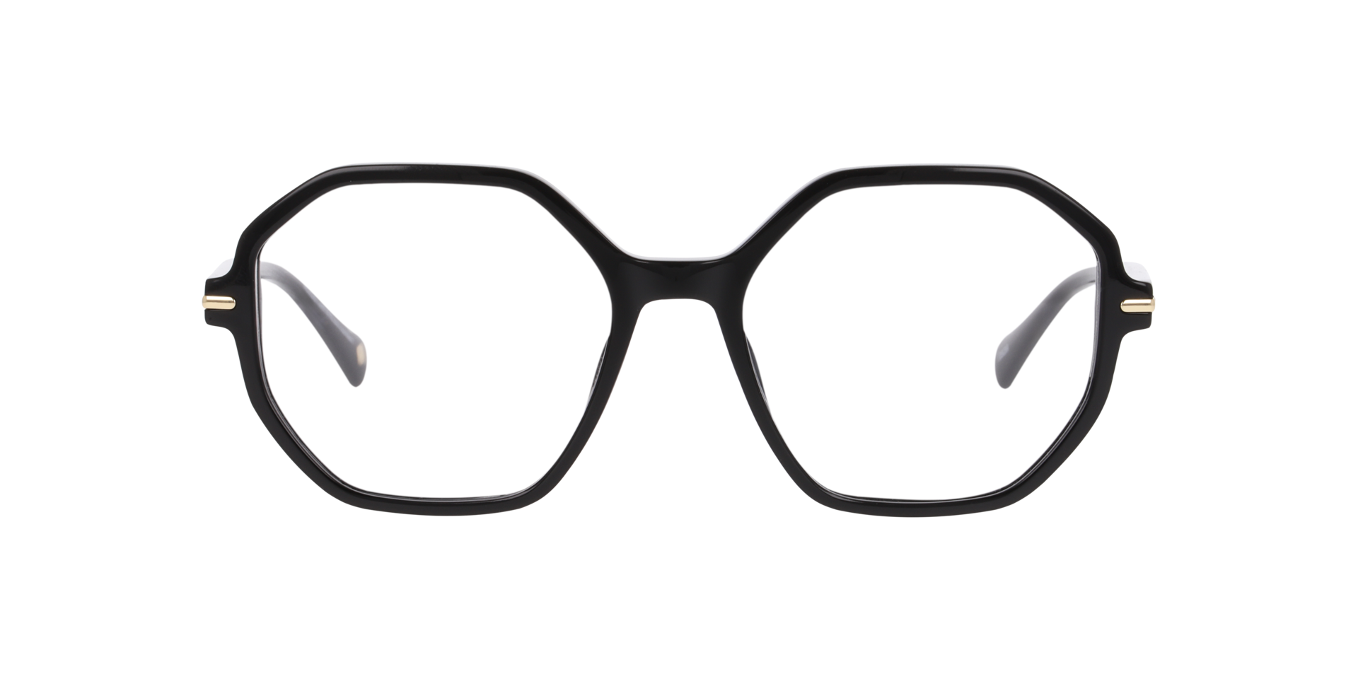 New Barnet Black AcetateEyeglass Frames for Glasses Direct, Front View