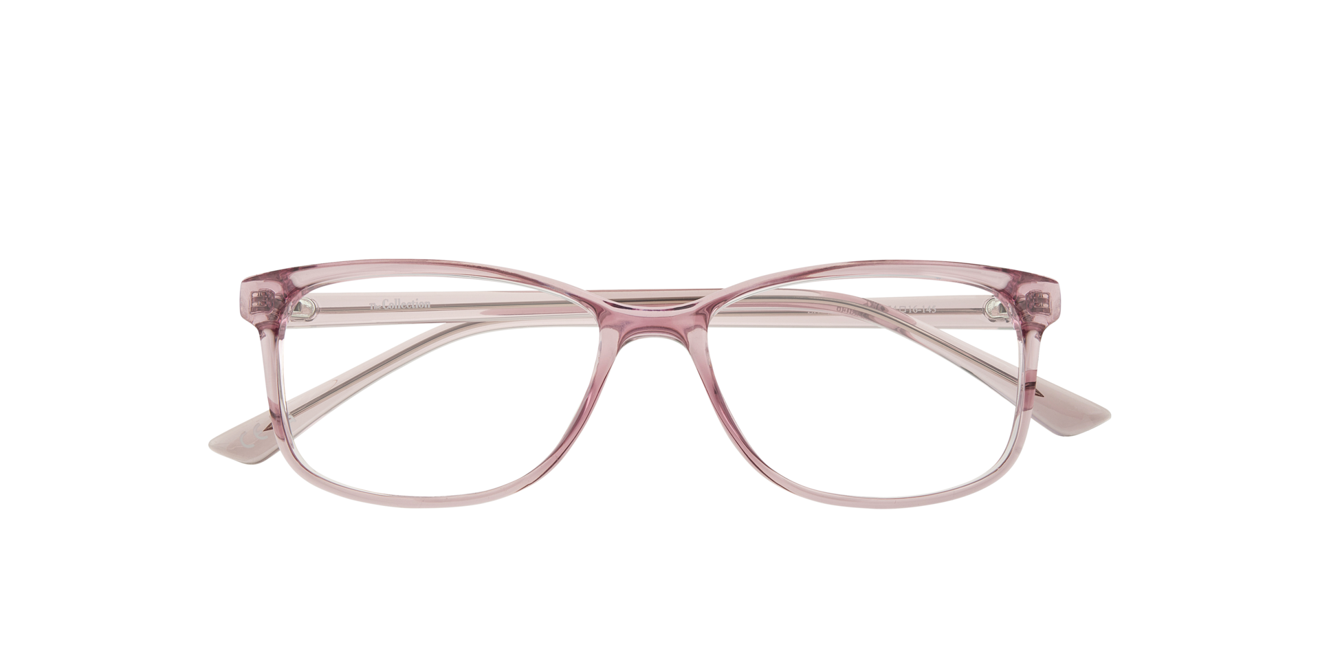 Livvy Shiny Pink PlasticEyeglass Frames for Glasses Direct, Closed View