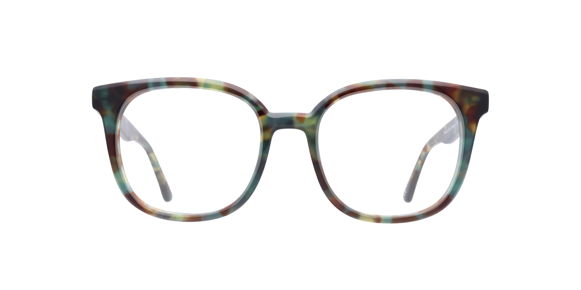 Freddie Khaki Havana AcetateEyeglass Frames for Glasses Direct, Front View