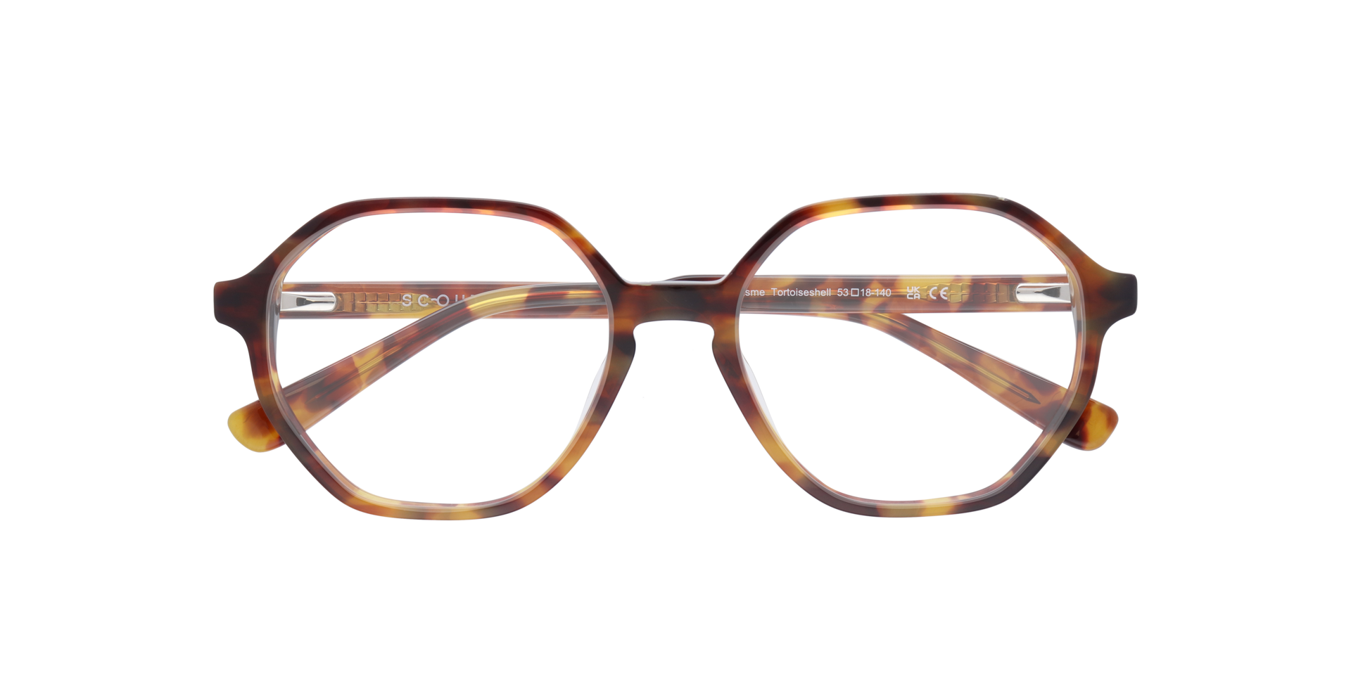 Esme Tortoise AcetateEyeglass Frames for Glasses Direct, Closed View