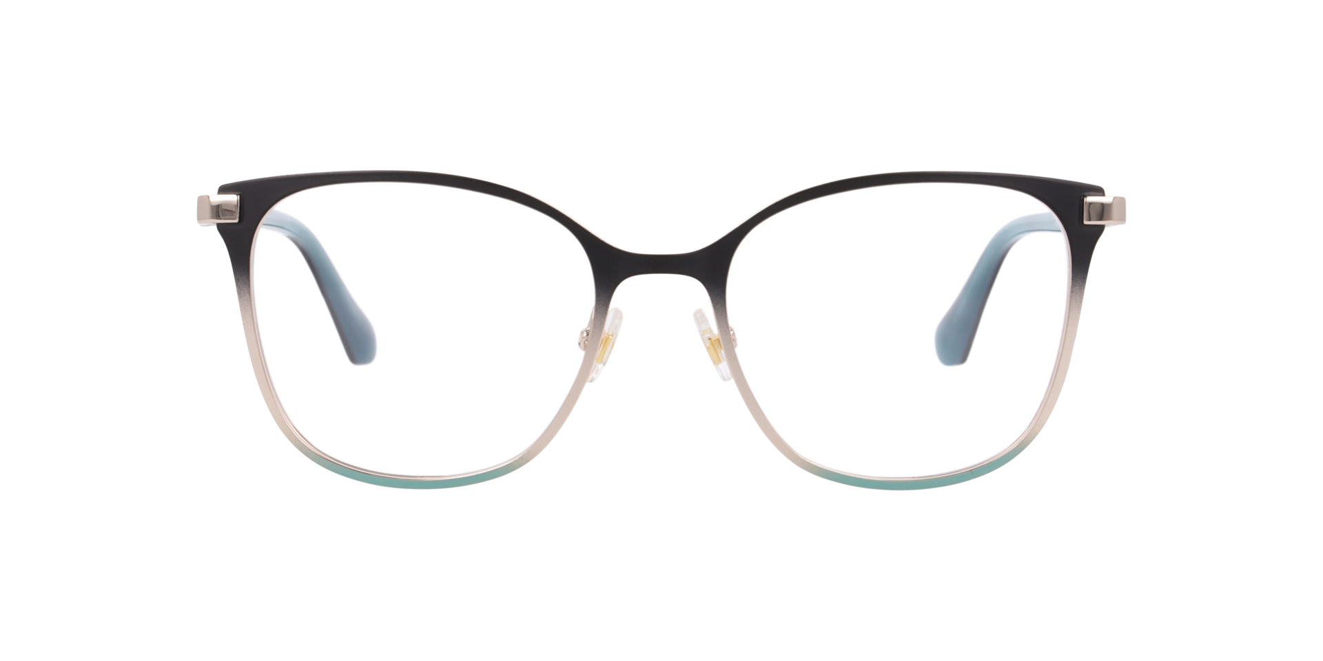 Ks Terriann 2/G Black MetalEyeglass Frames for Glasses Direct, Front View