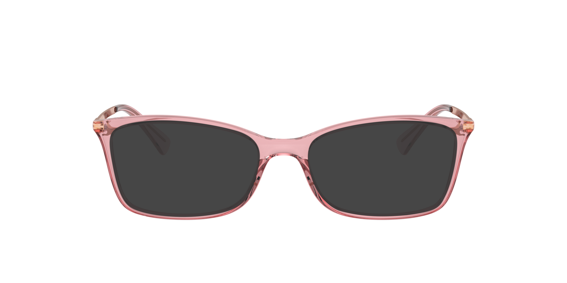 VO5305B Transparent Pink PlasticEyeglass Frames for Glasses Direct, with Tinted Lenses