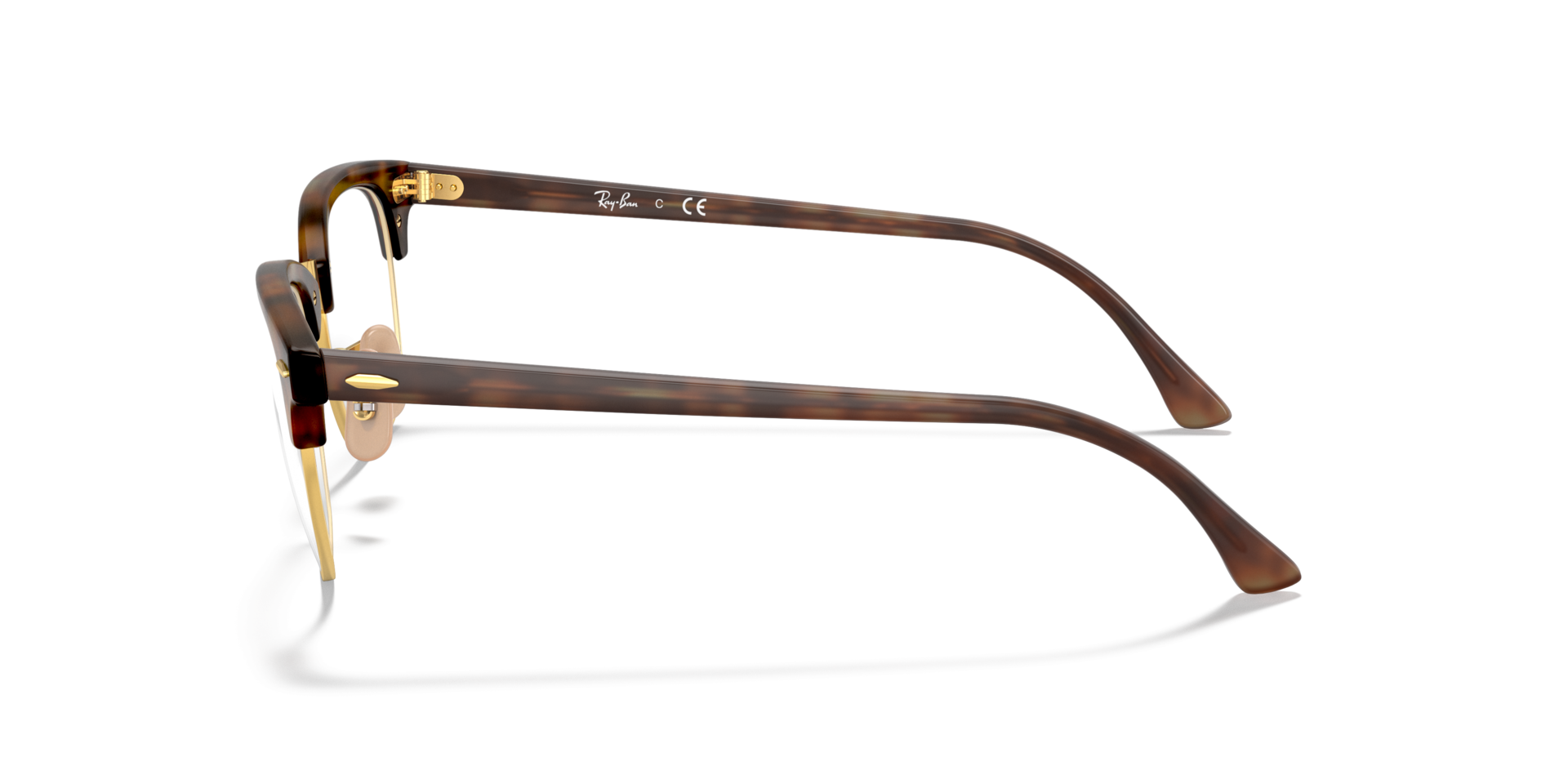 RB5154 Red Havana AcetateEyeglass Frames for Glasses Direct, Side View