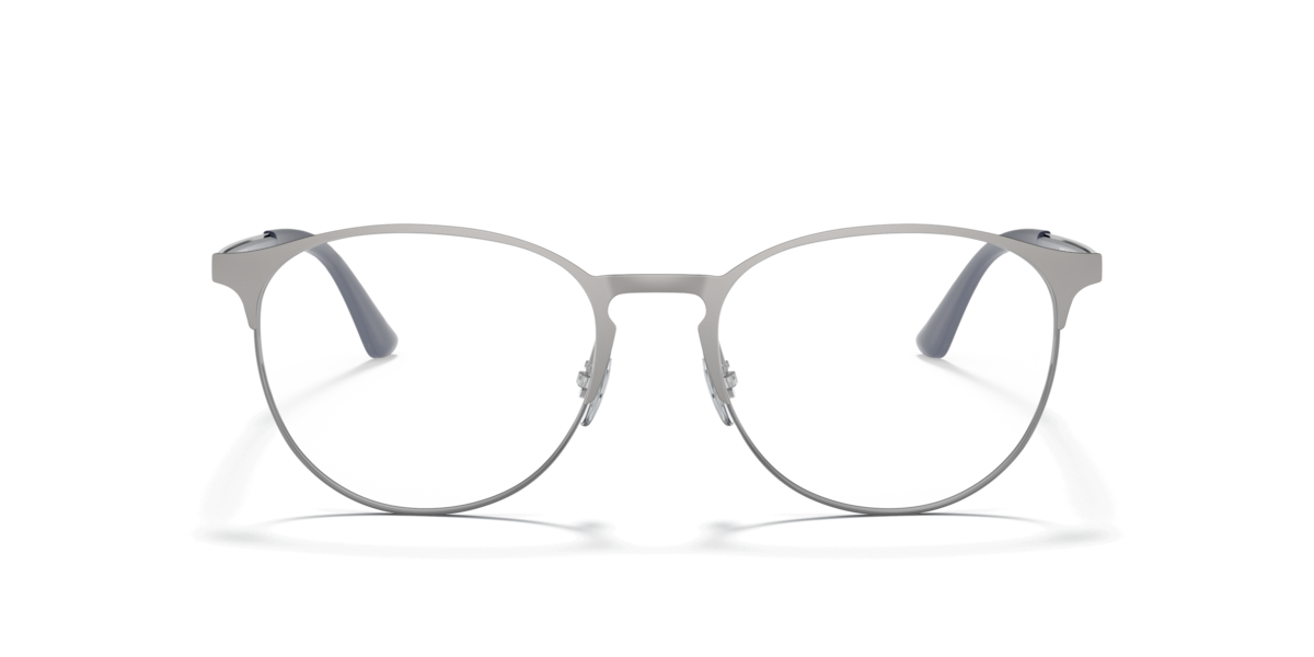 Ray-Ban Unisex Gunmetal Phantos Metal Eyeglasses Online - Full Rim - Rb6375