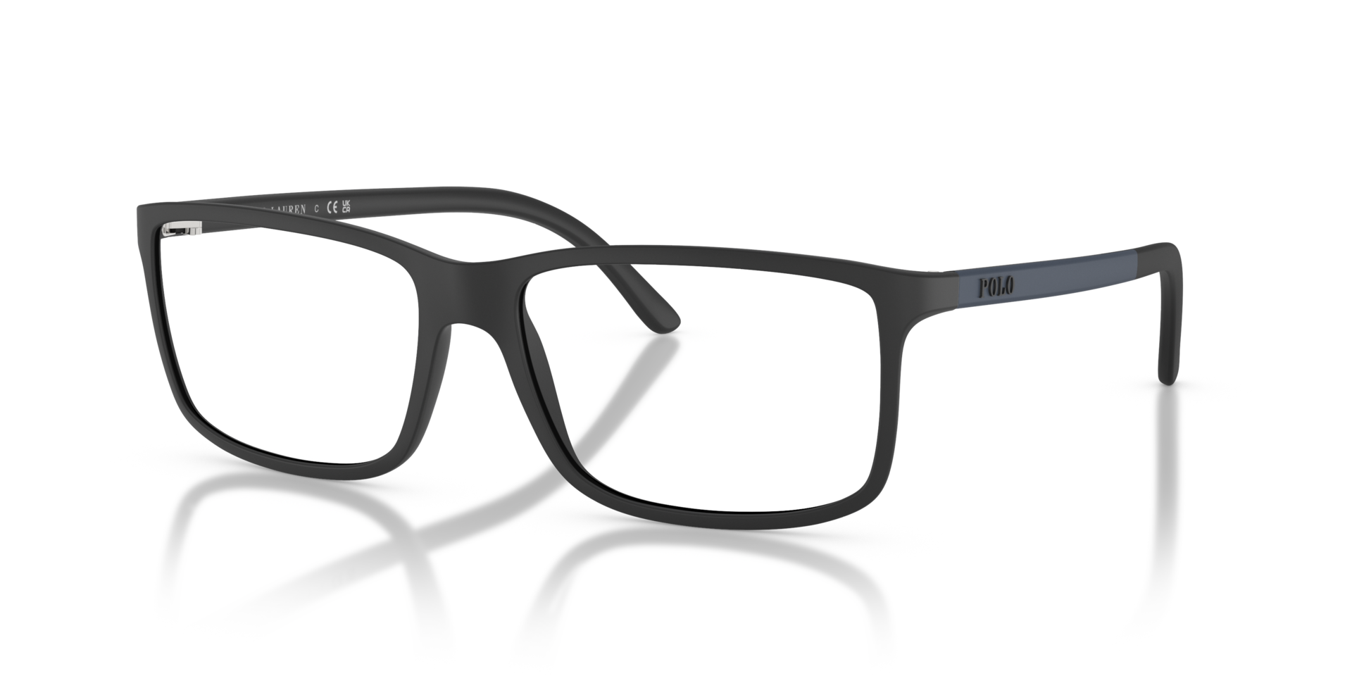 PH2126 Matte Black PlasticEyeglass Frames for Glasses Direct, Angle View