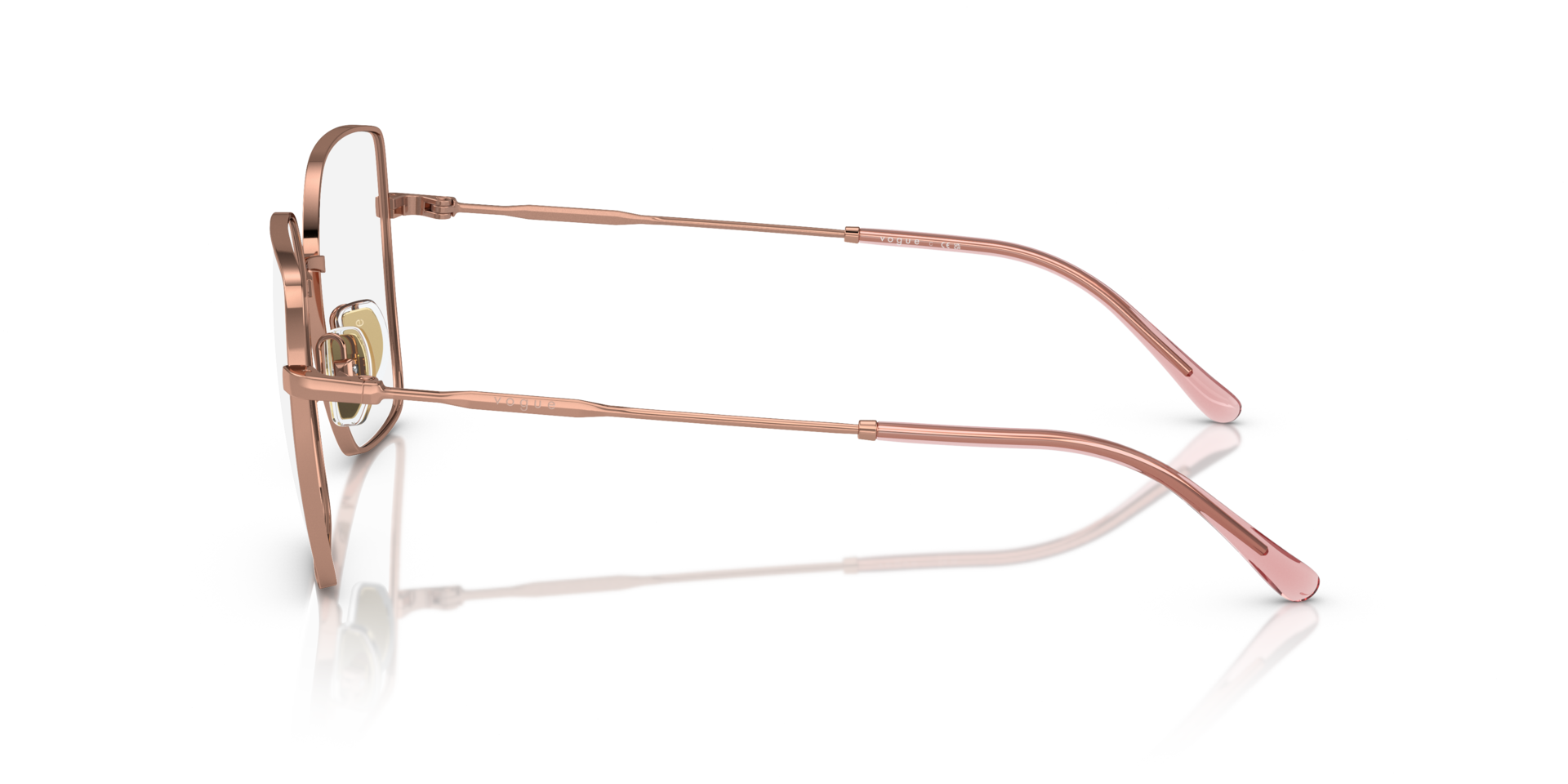 VO4274 Rose Gold MetalEyeglass Frames for Glasses Direct, Side View