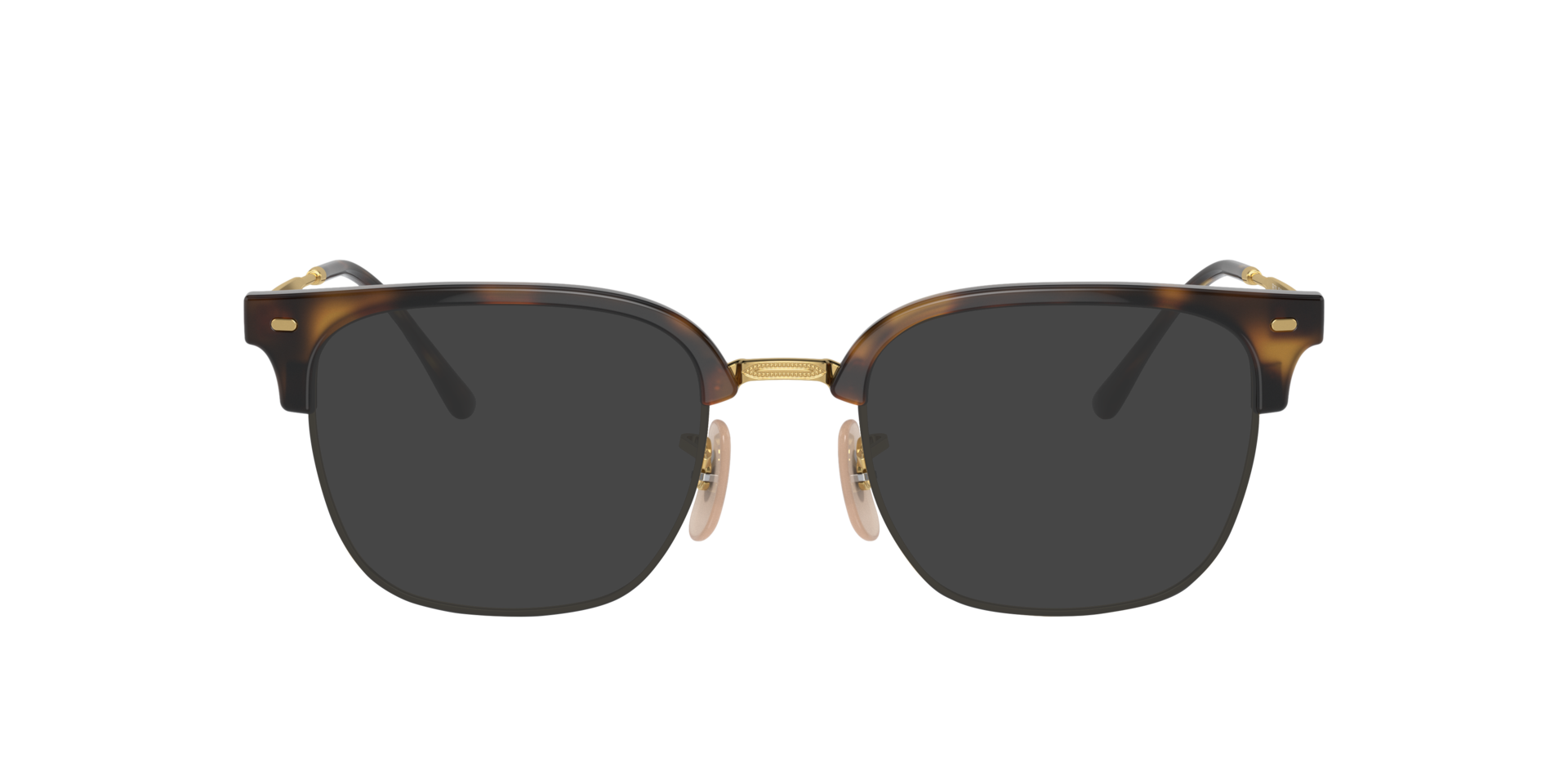 New Clubmaster Optics Havana On Gold PlasticEyeglass Frames for Glasses Direct, with Tinted Lenses