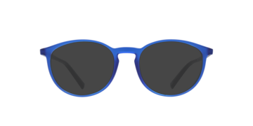 Matte Crystal Blue Boston -  Plastic Sunglasses