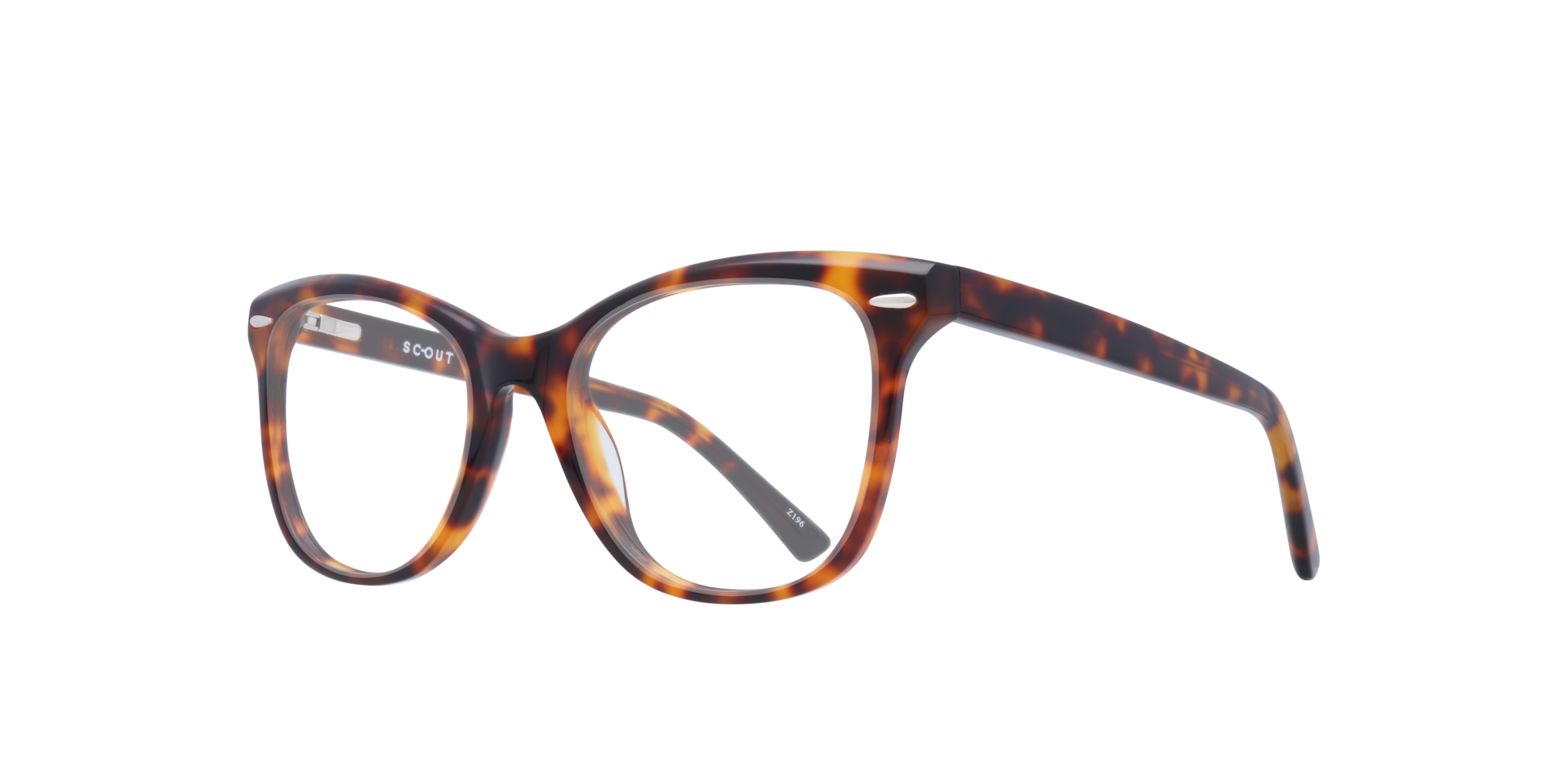 Grazia Havana AcetateEyeglass Frames for Glasses Direct, Angle View