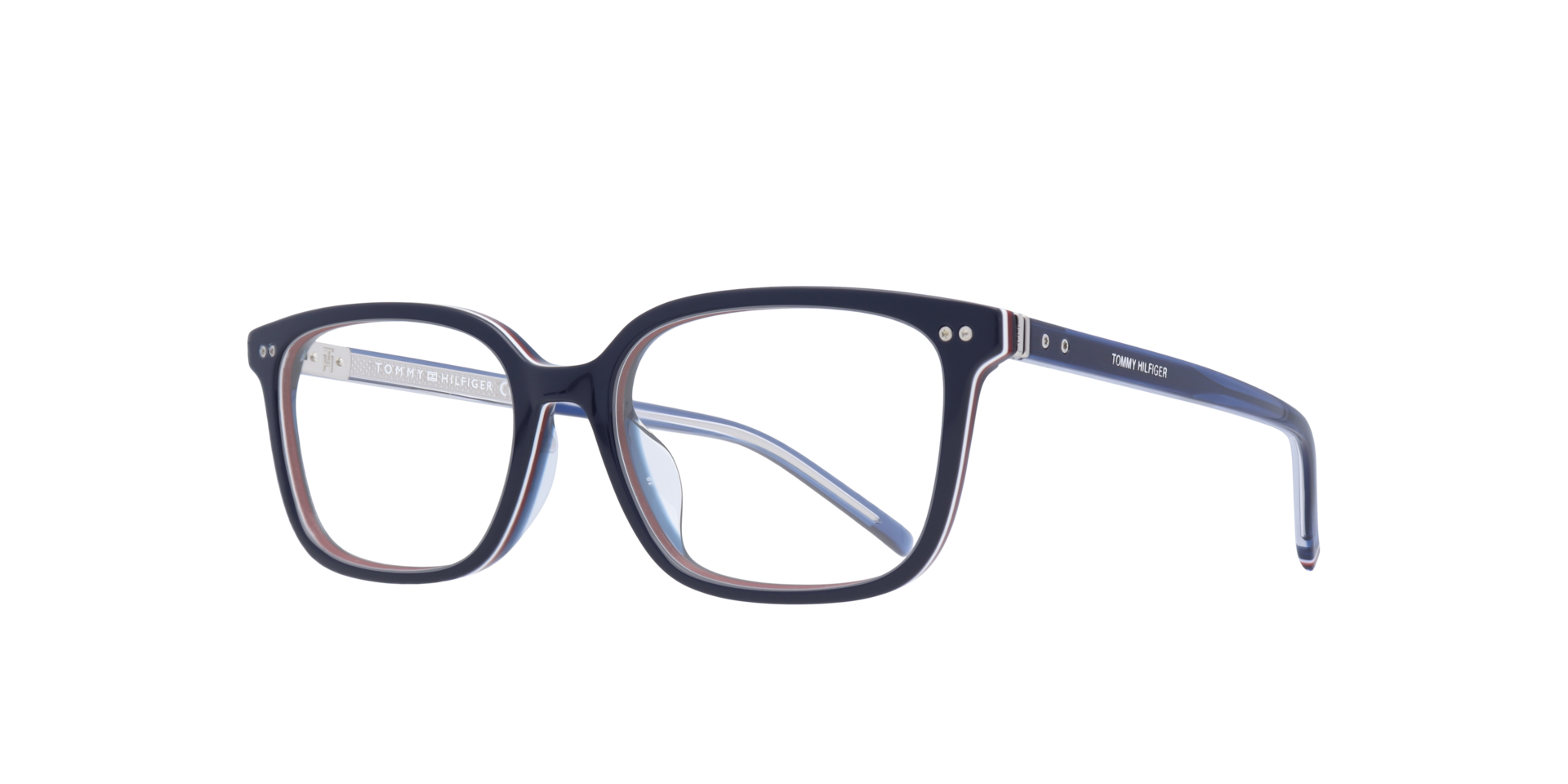 TH 1870/F Blue AcetateEyeglass Frames for Glasses Direct, Angle View