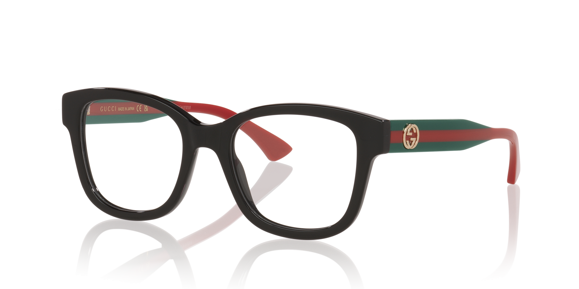GG1863O Black AcetateEyeglass Frames for Glasses Direct, Angle View