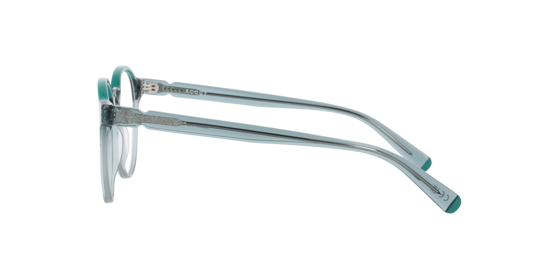 Marcel Green AcetateEyeglass Frames for Glasses Direct, Side View