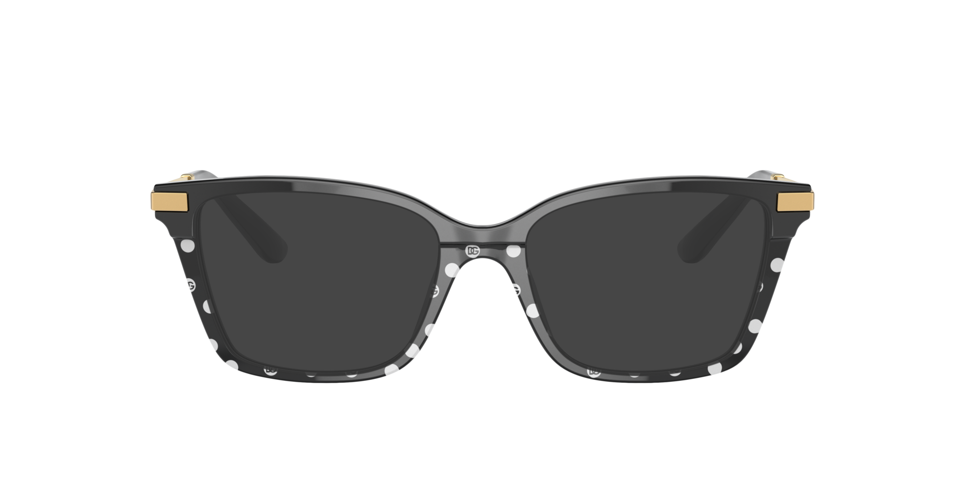 DG3345 Black & Pois AcetateEyeglass Frames for Glasses Direct, with Tinted Lenses