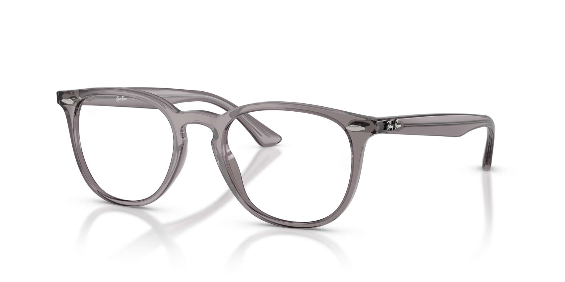 RB7159 Transparent Grey PlasticEyeglass Frames for Glasses Direct, Angle View