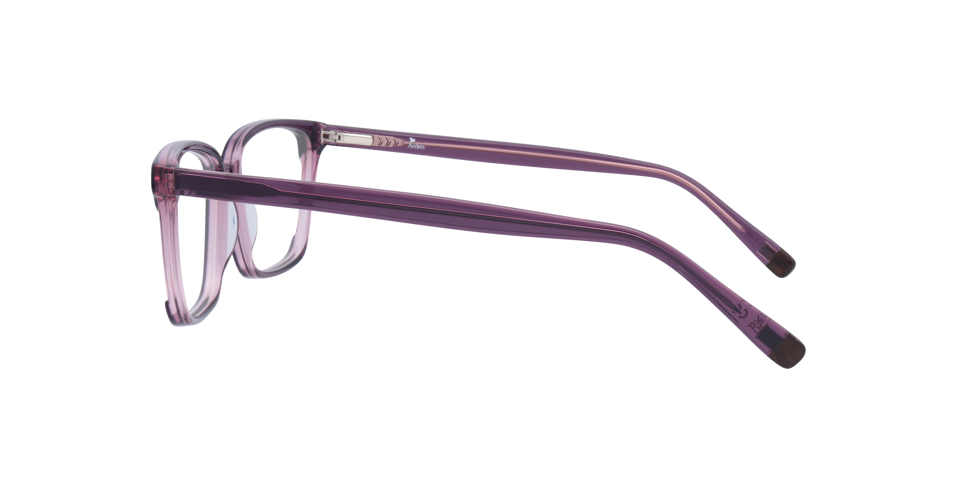 Juniper Mauve AcetateSunglass Frames for Glasses Direct, Side View