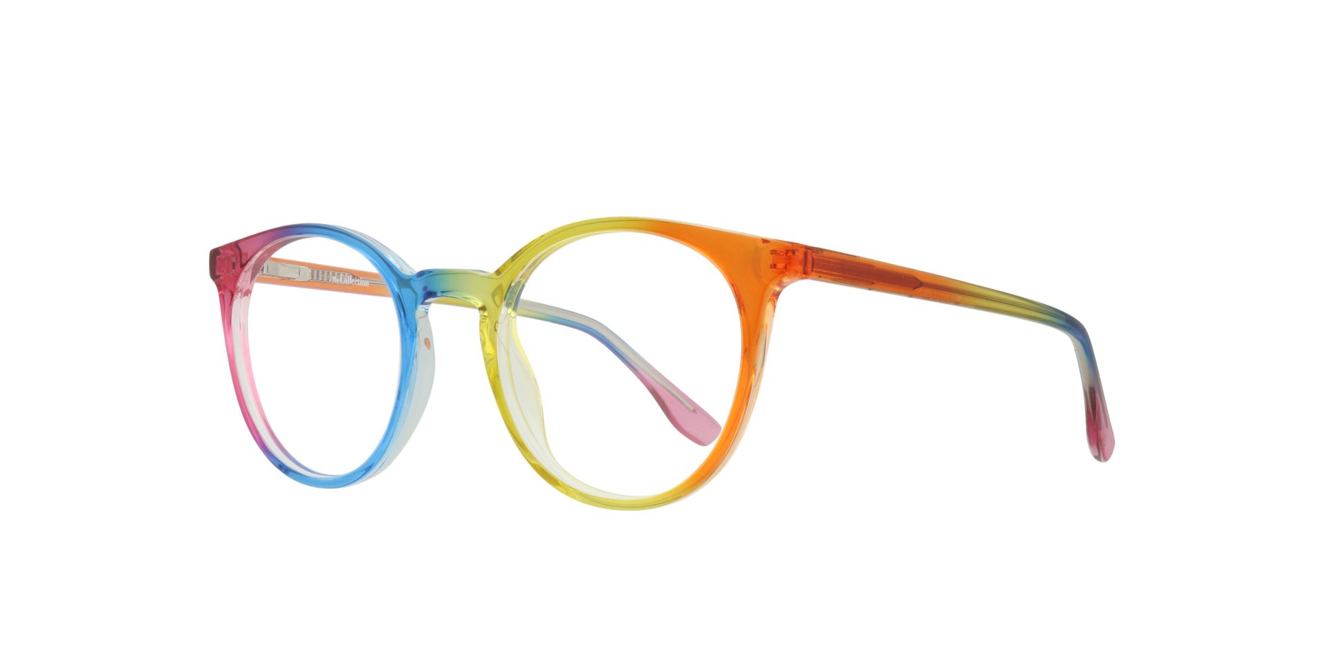 Smile Rainbow PlasticEyeglass Frames for Glasses Direct, Angle View