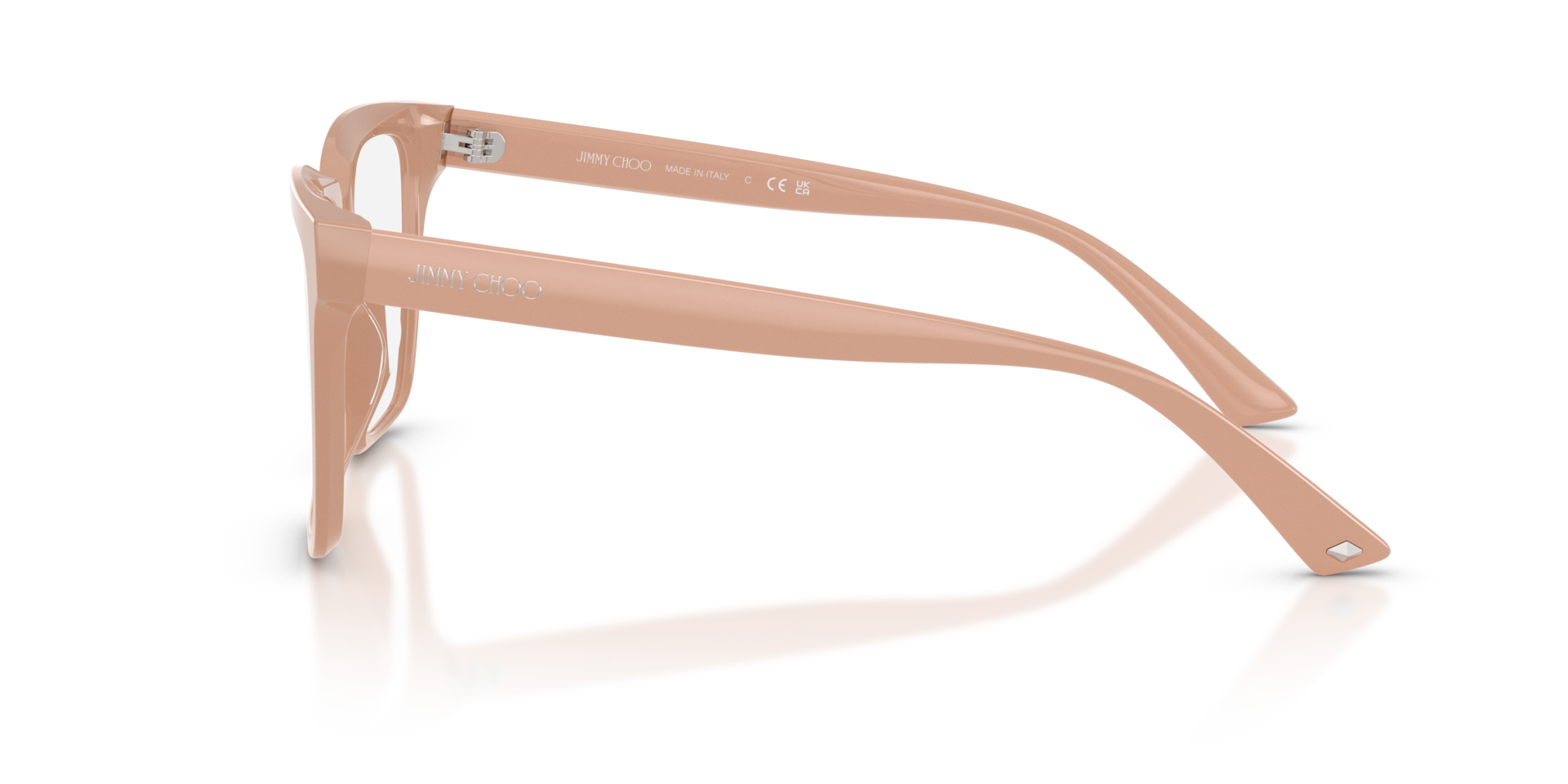 JC3040U Pink AcetateEyeglass Frames for Glasses Direct, Side View