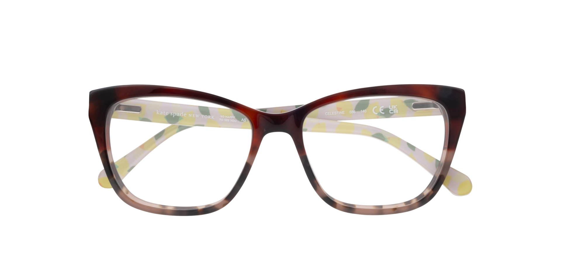 Celestine Tortoise AcetateEyeglass Frames for Glasses Direct, Closed View