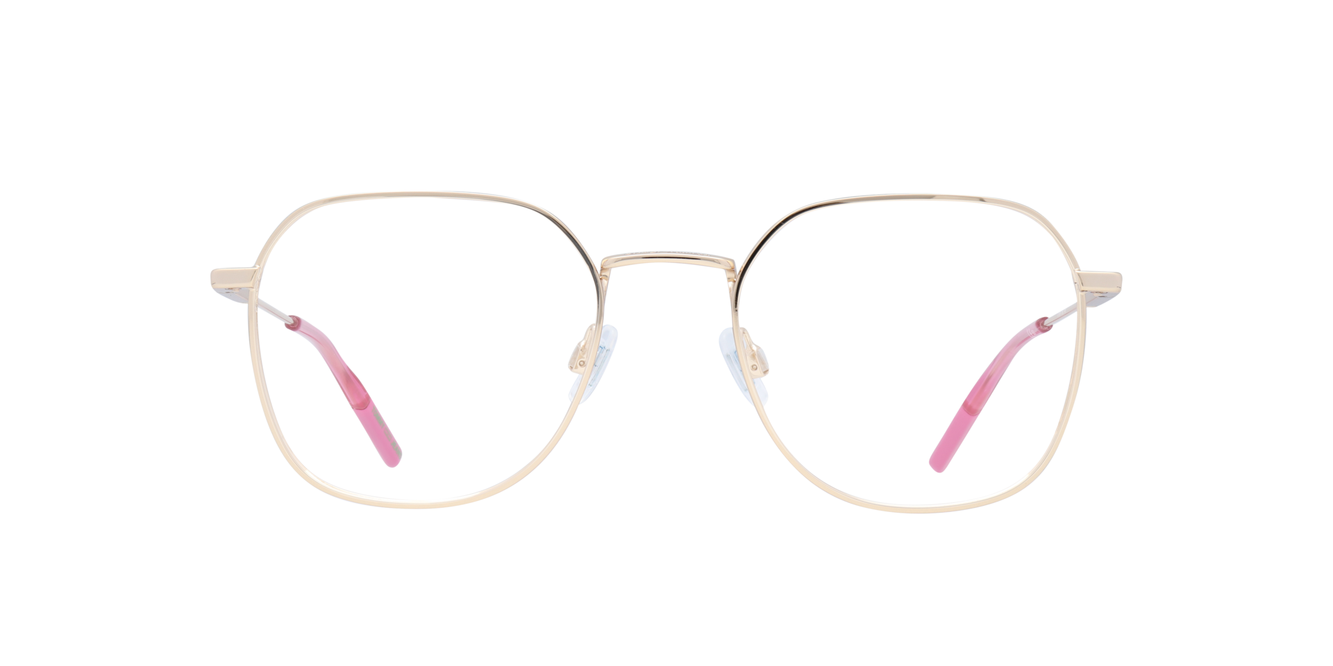 TJ 0091 Gold MetalEyeglass Frames for Glasses Direct, Front View