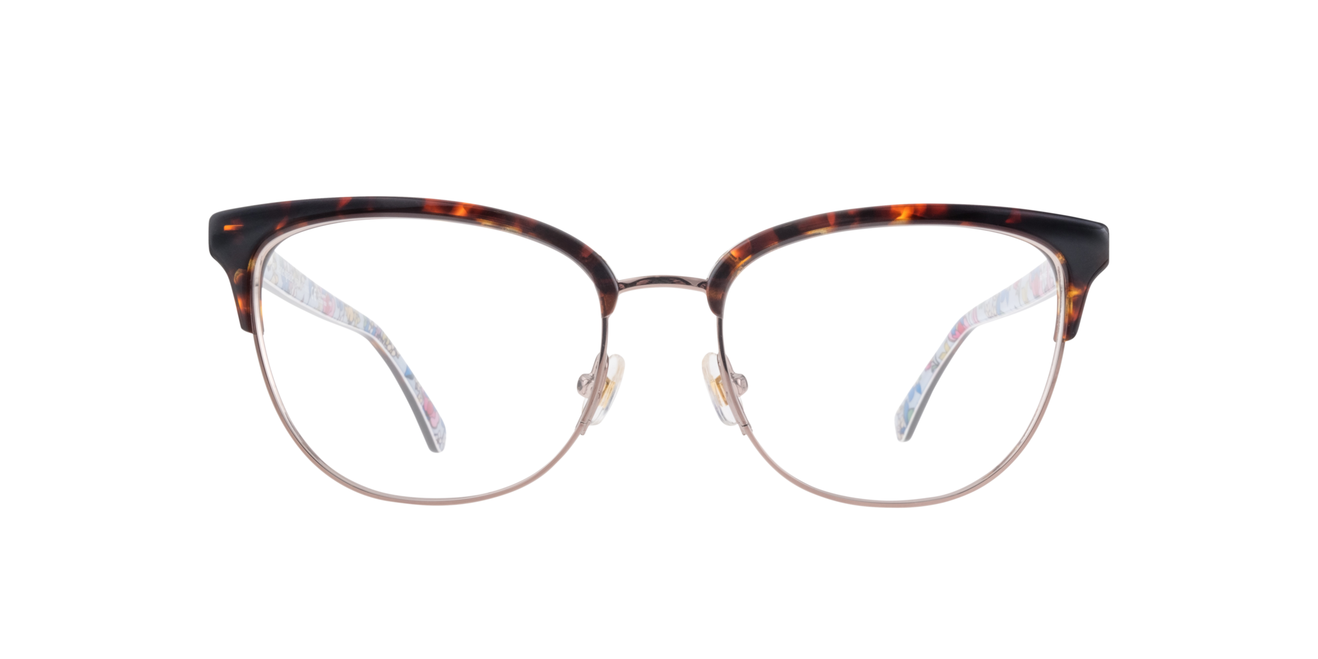 Paityn/G Tortoise MetalEyeglass Frames for Glasses Direct, Front View