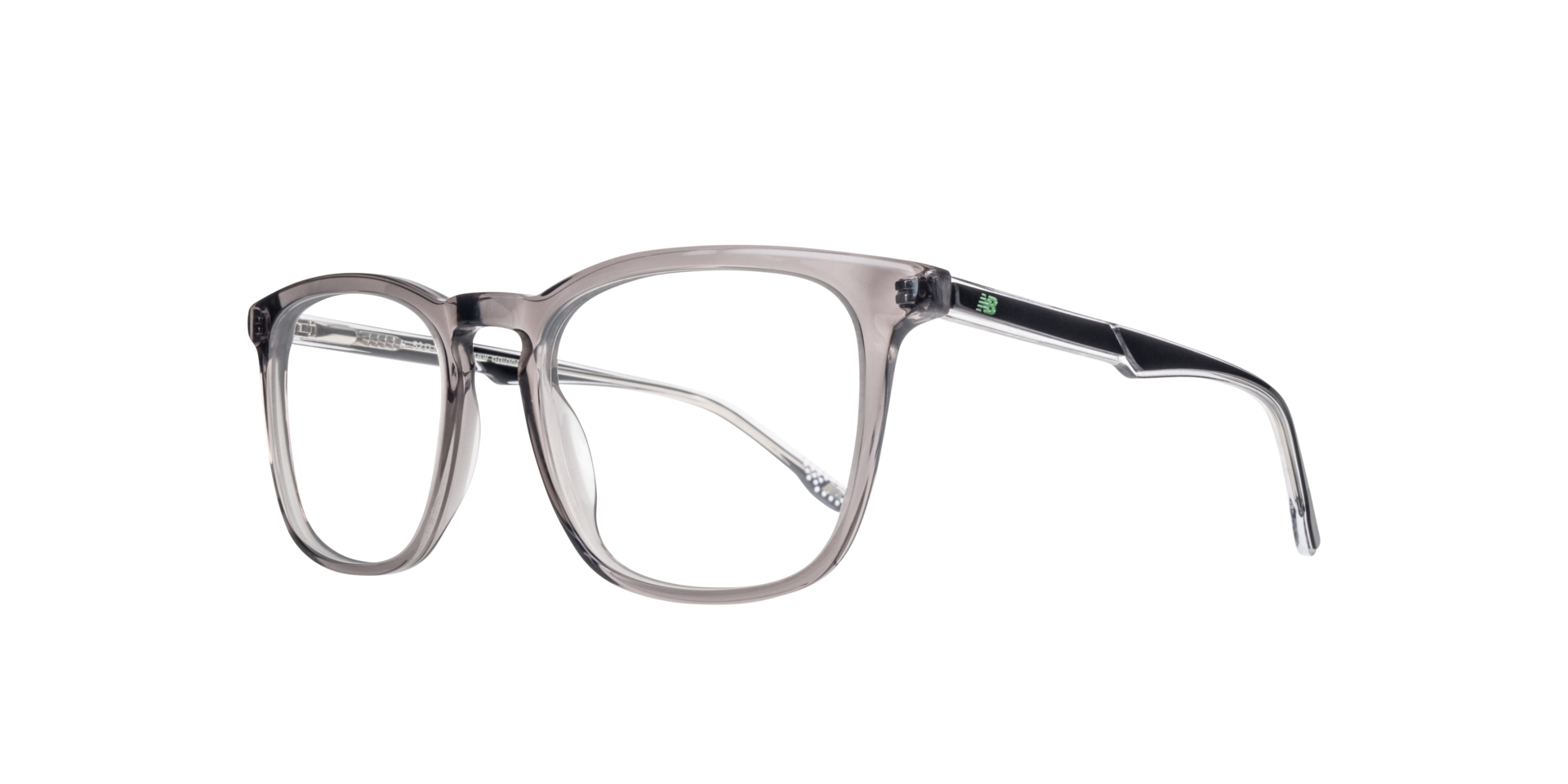 NB4164 Grey AcetateEyeglass Frames for Glasses Direct, Angle View
