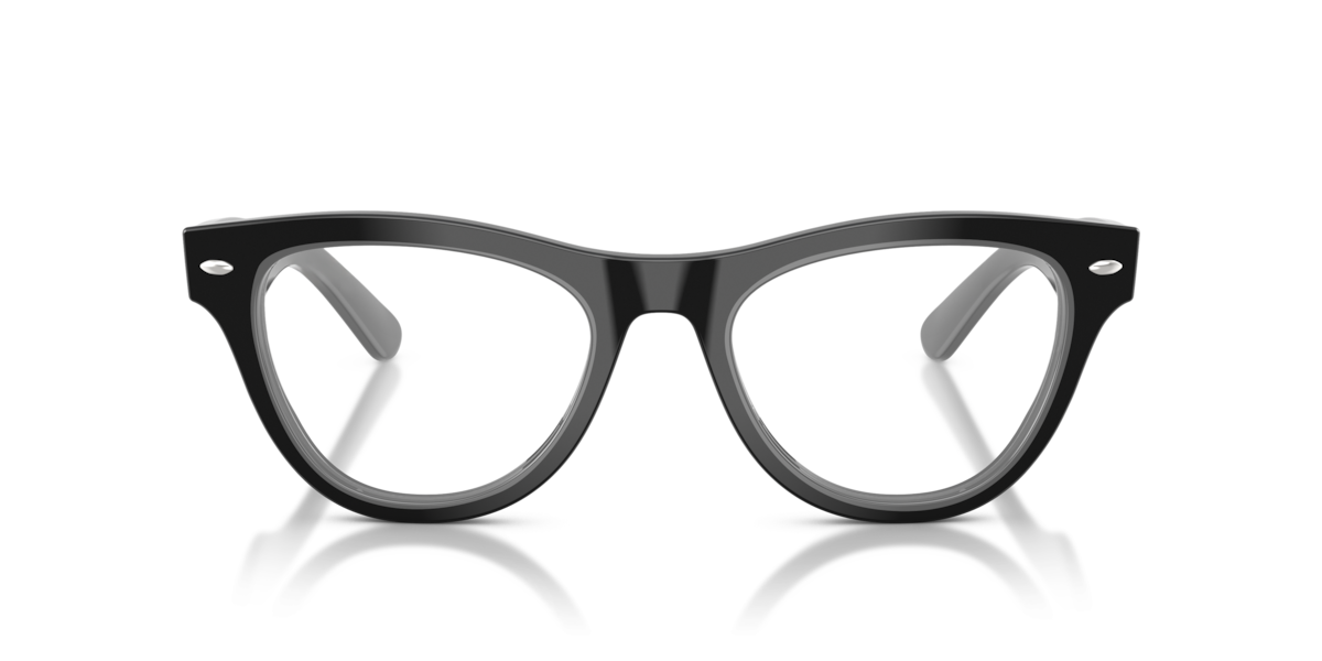 Ray-Ban Women's Black Cat-Eye Acetate Eyeglasses Online - Full Rim - Rb5510