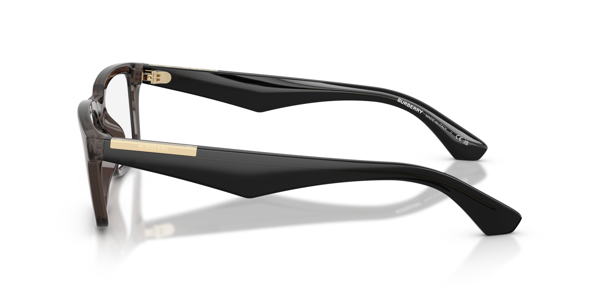 BE2428U Grey PlasticEyeglass Frames for Glasses Direct, Side View