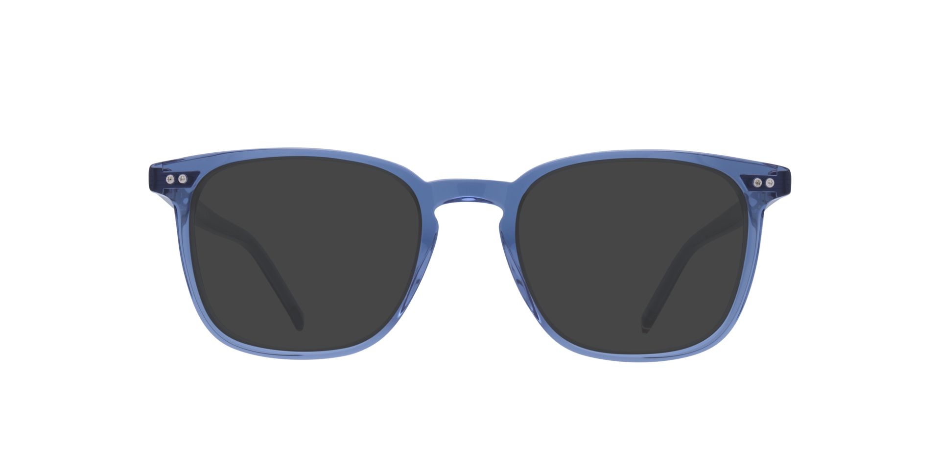 TH 1814 Blue Silver AcetateEyeglass Frames for Glasses Direct, with Tinted Lenses