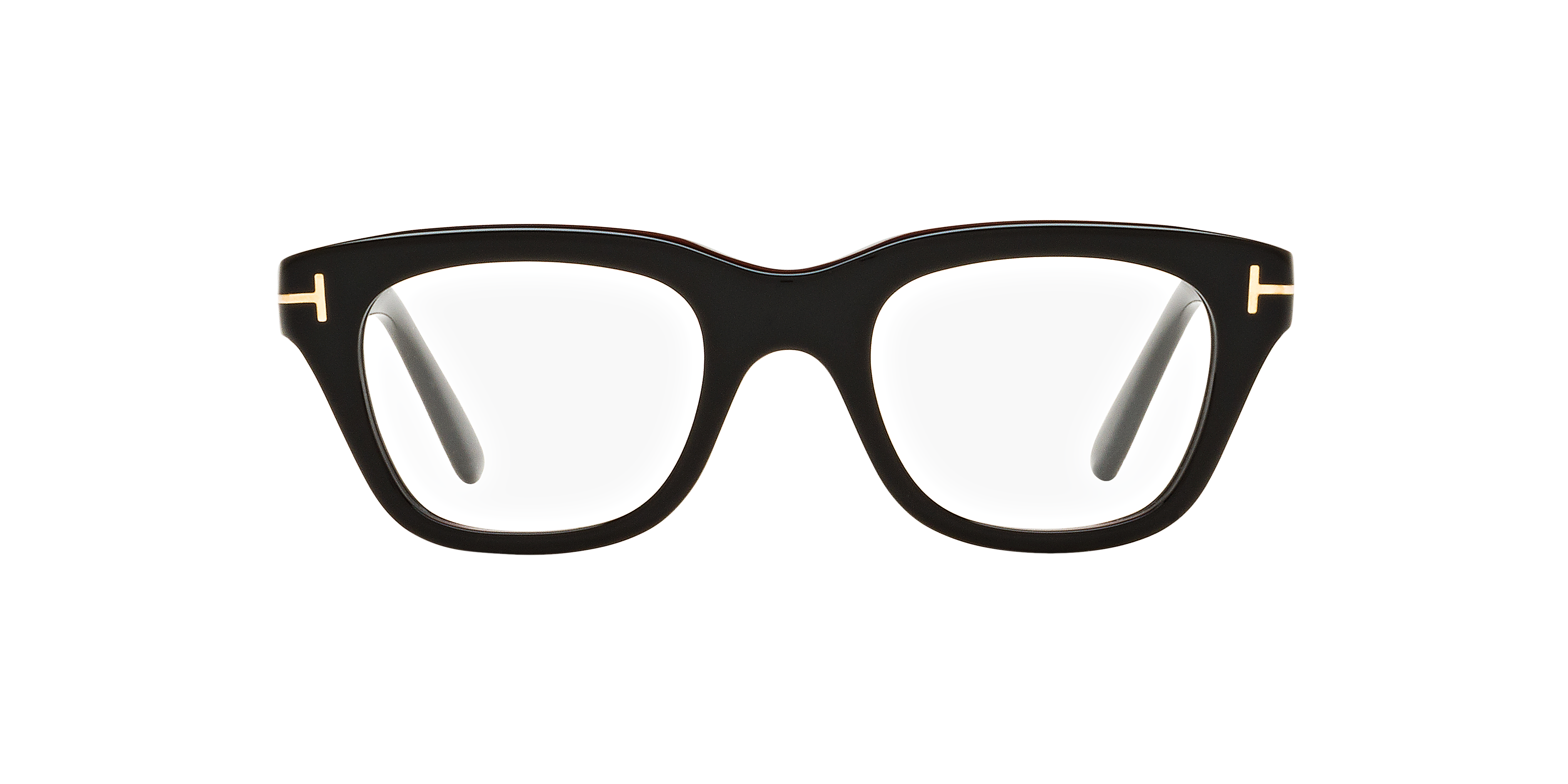 FT5178 Black Shiny AcetateEyeglass Frames for Glasses Direct, Front View