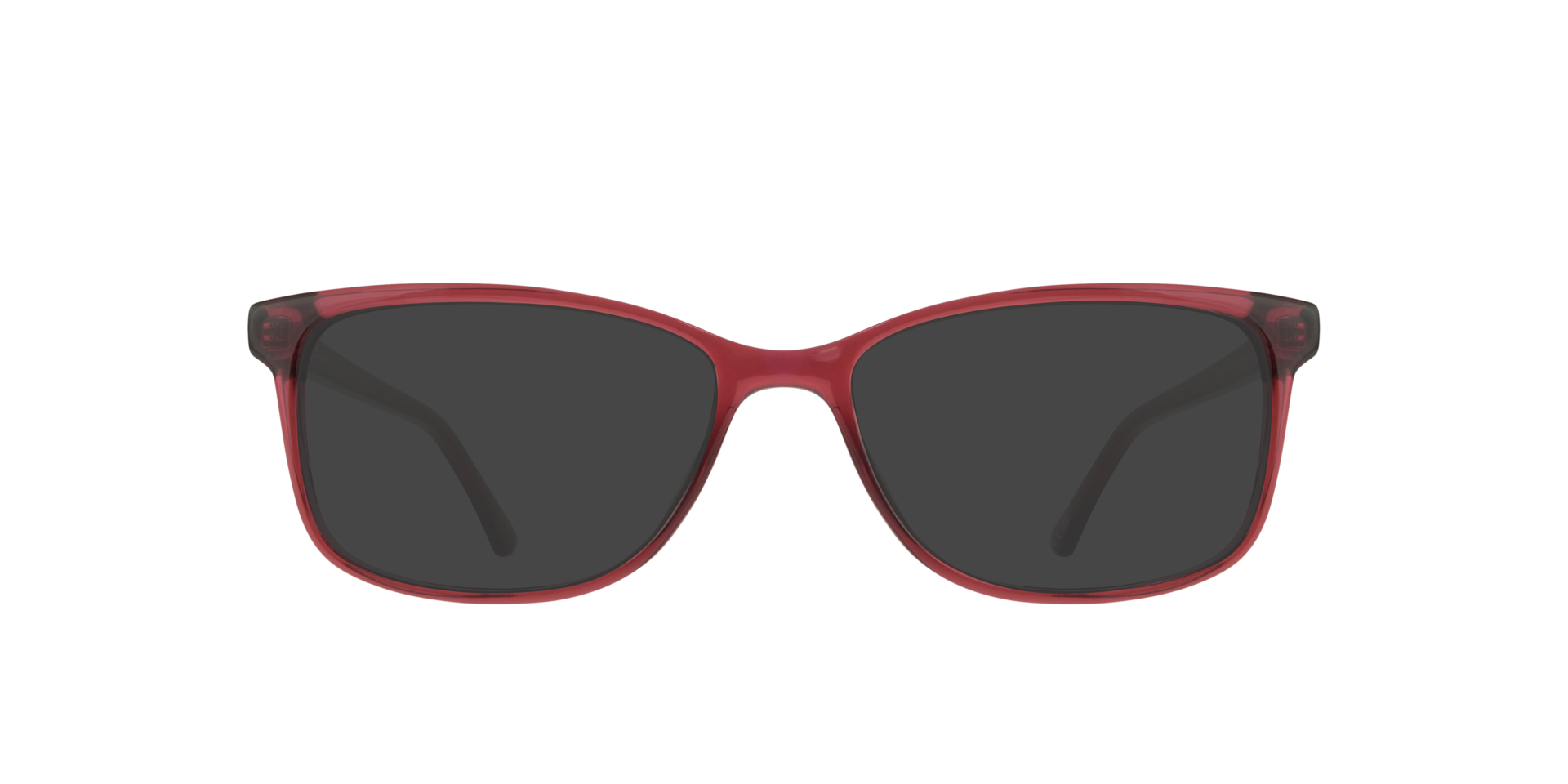 Livvy Shiny Red PlasticEyeglass Frames for Glasses Direct, with Tinted Lenses