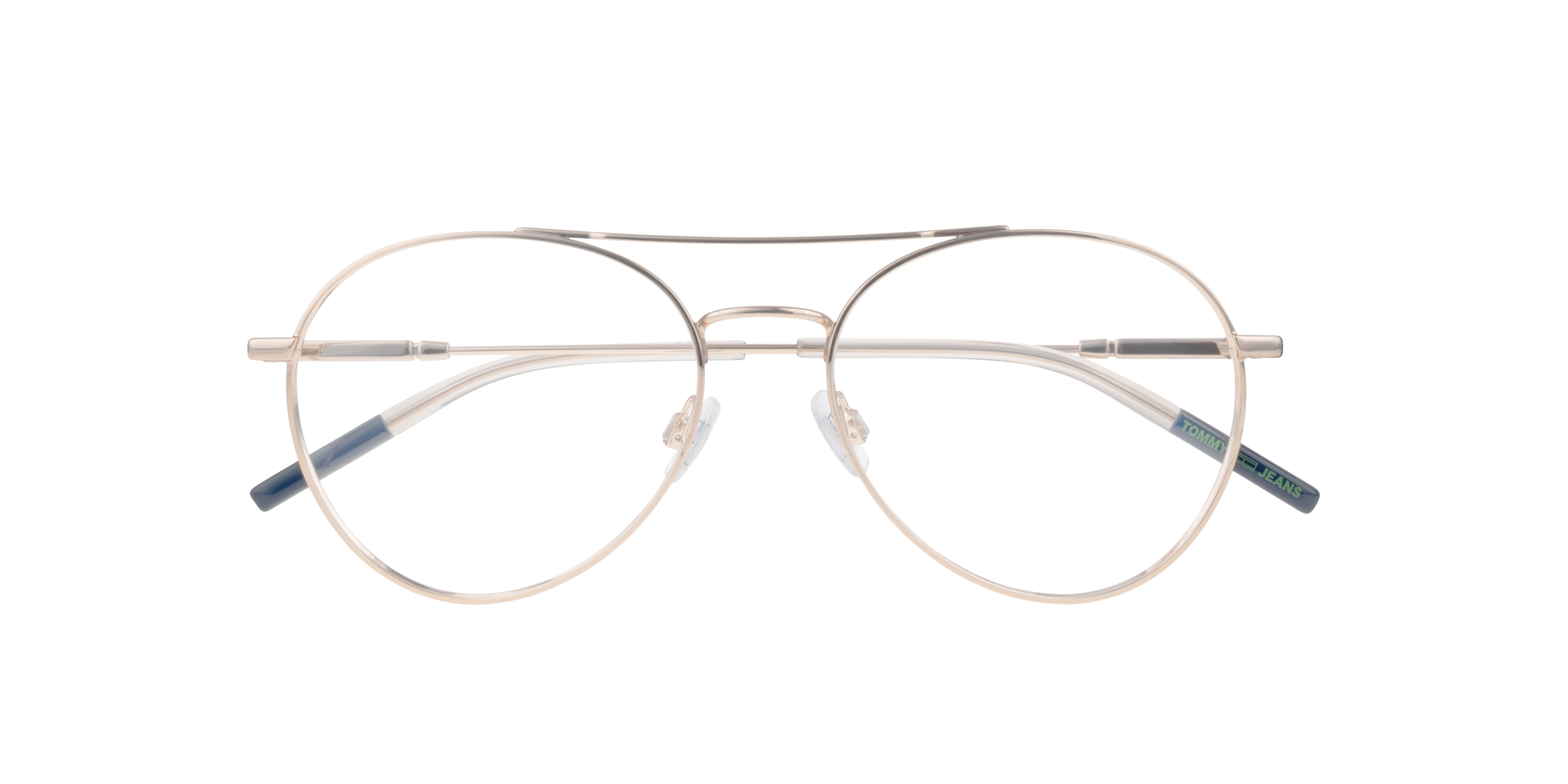 TJ 0088 Gold MetalSunglass Frames for Glasses Direct, Closed View