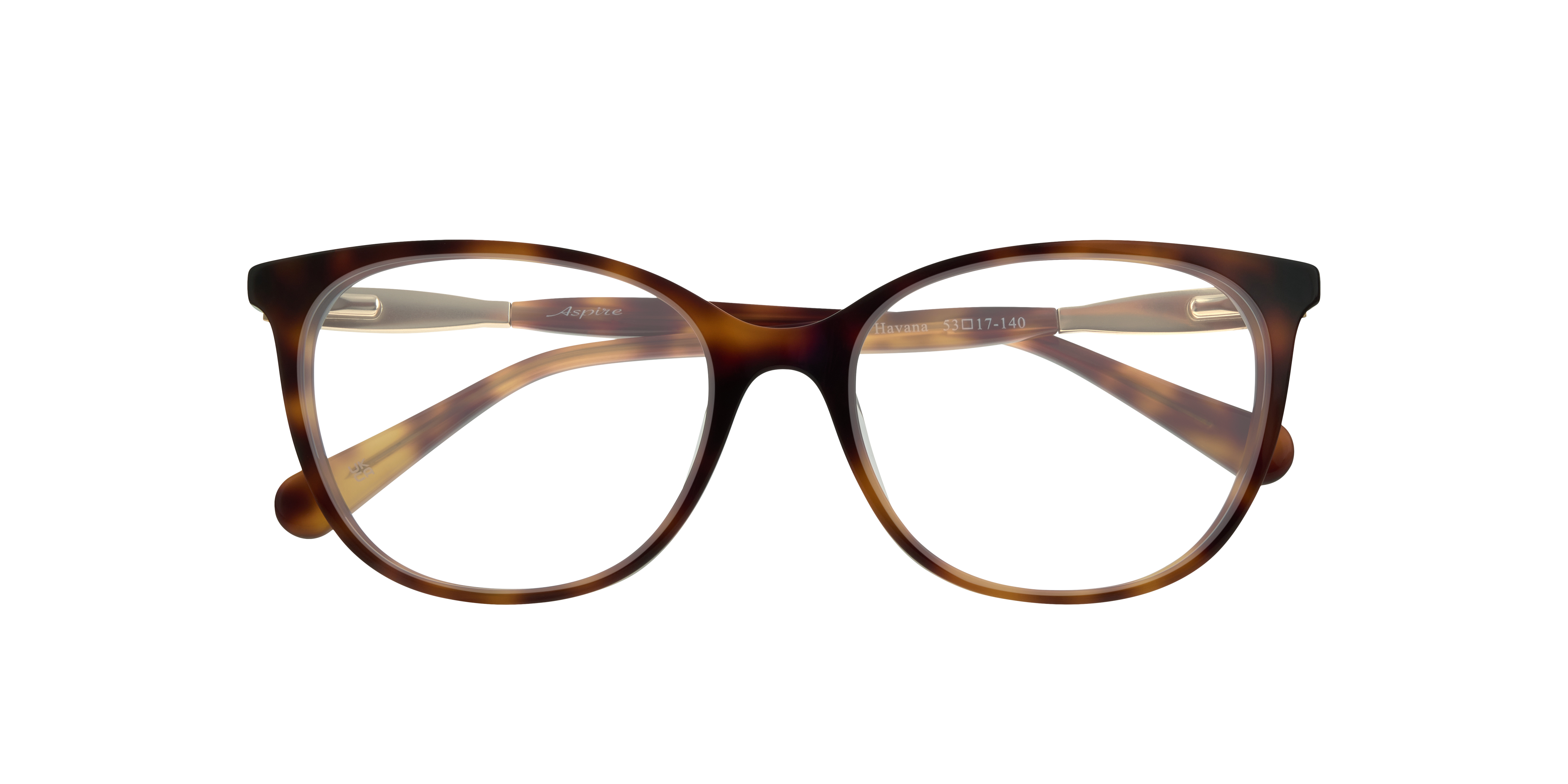 Janet Havana AcetateEyeglass Frames for Glasses Direct, Closed View