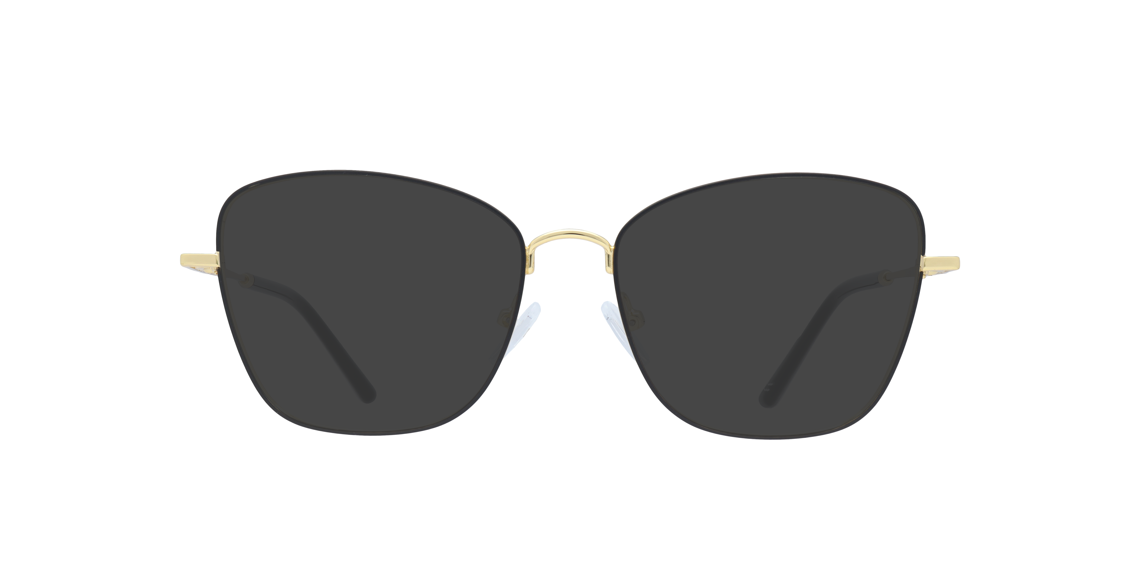 Roma Black MetalSunglass Frames for Glasses Direct, with Tinted Lenses