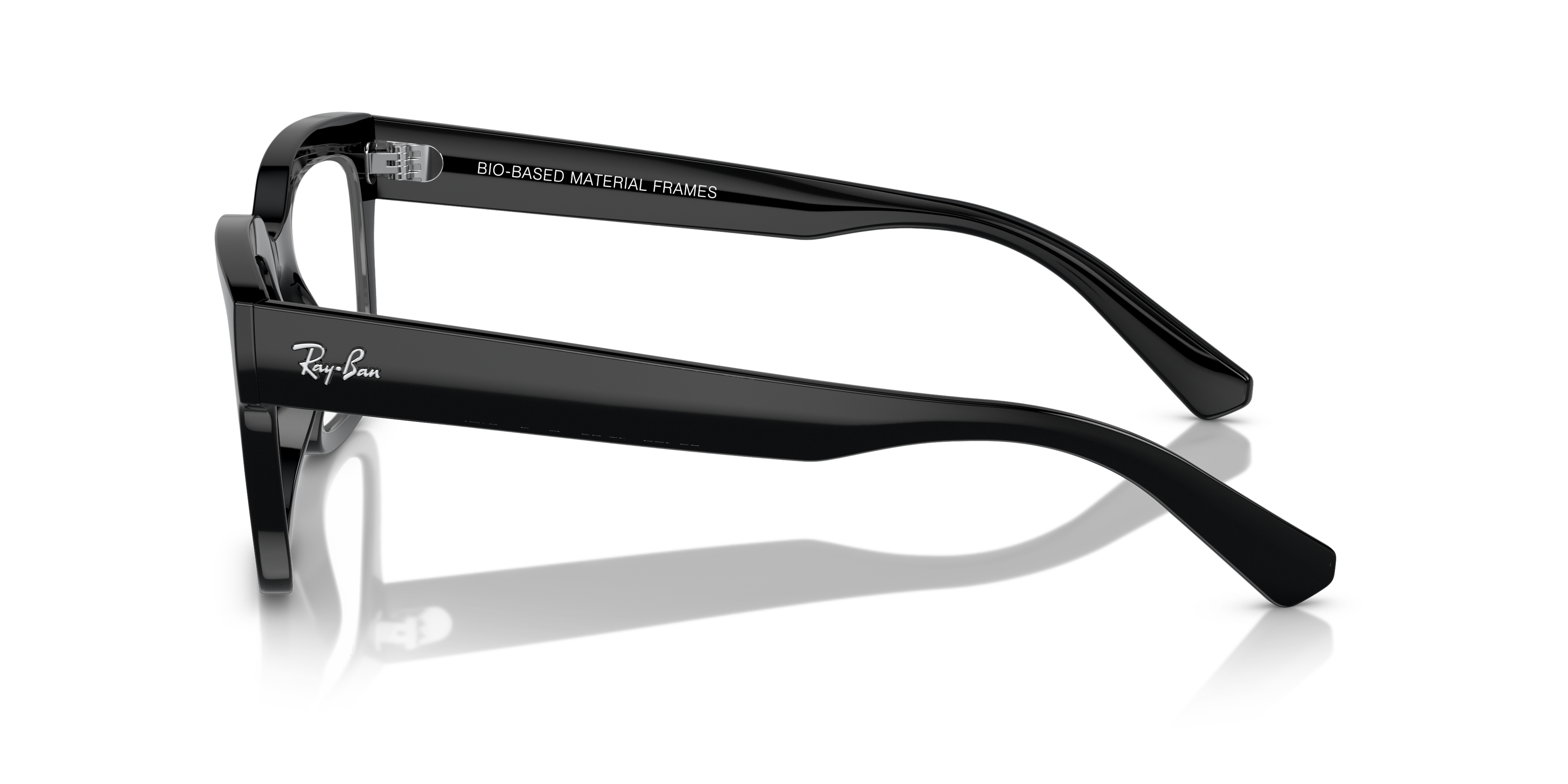 RB7217 Black PlasticEyeglass Frames for Glasses Direct, Side View