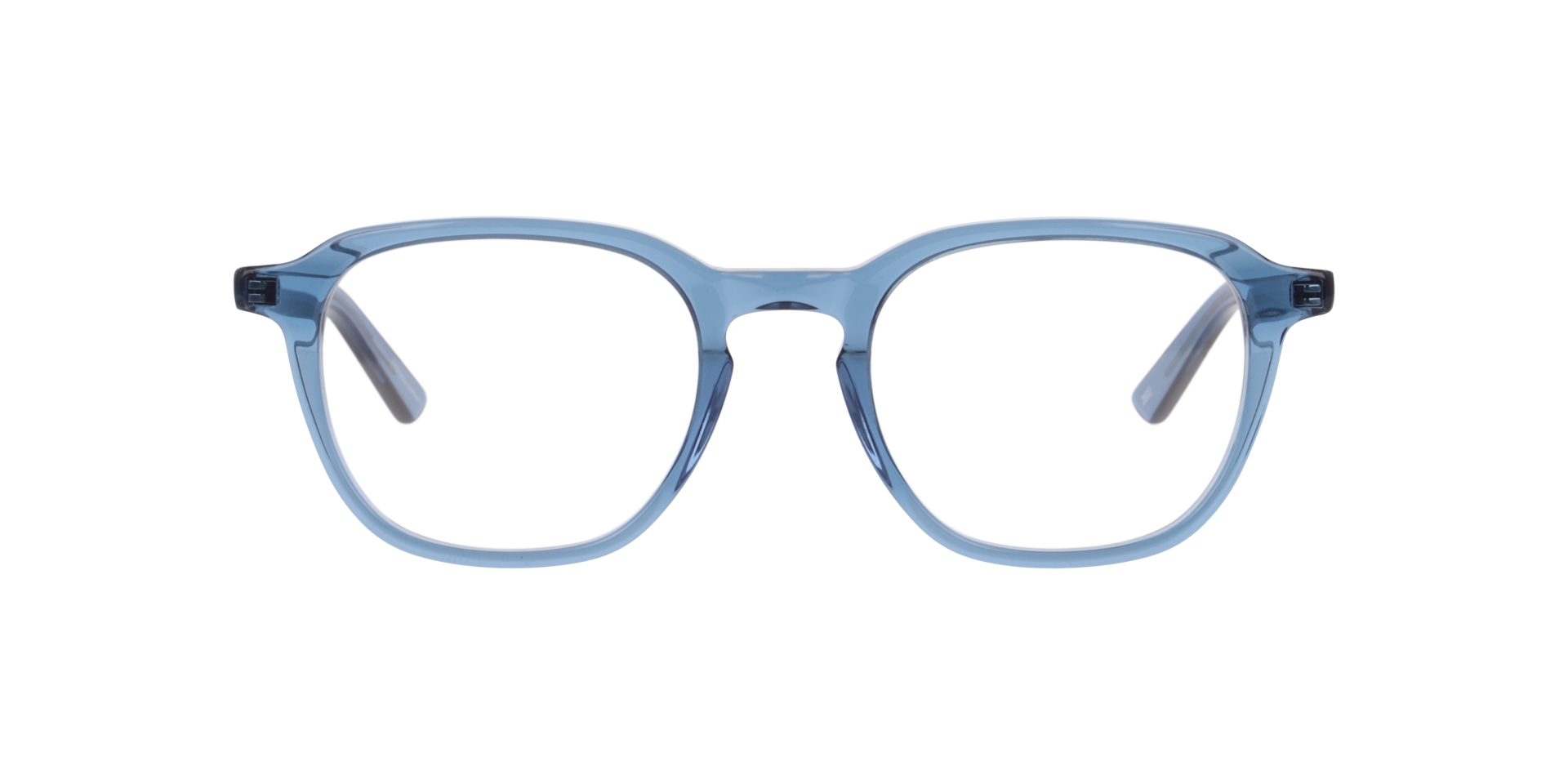 Nile Transparent Blue AcetateEyeglass Frames for Glasses Direct, Front View