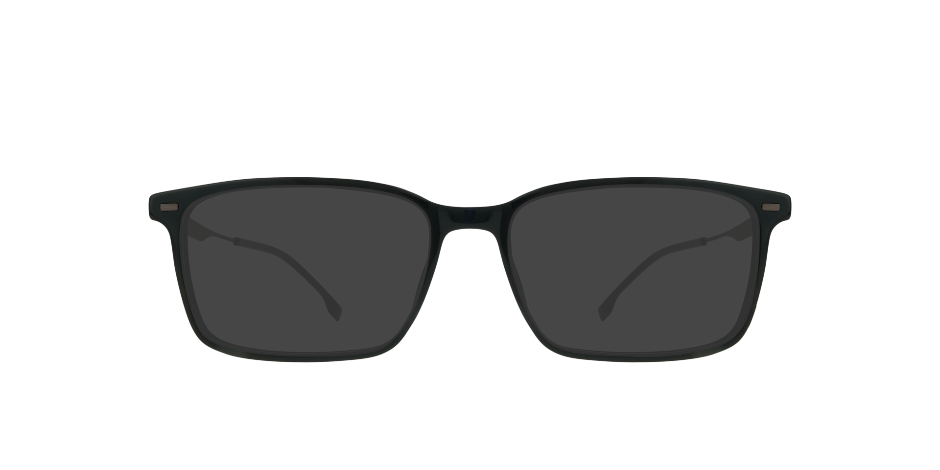 BOSS 1643 Black Silver AcetateEyeglass Frames for Glasses Direct, with Tinted Lenses