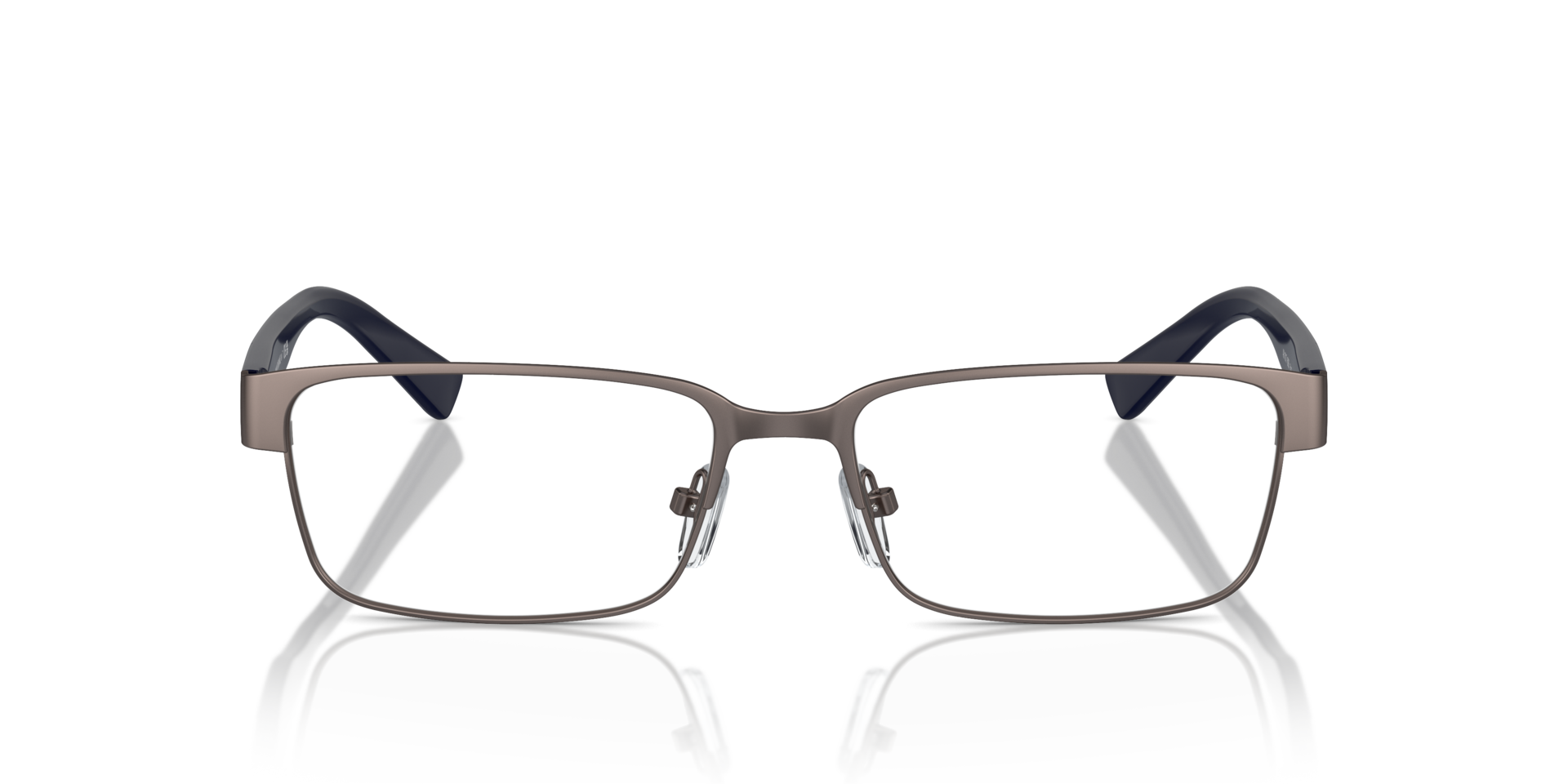 AX1017 Matte Gunmetal MetalEyeglass Frames for Glasses Direct, Front View