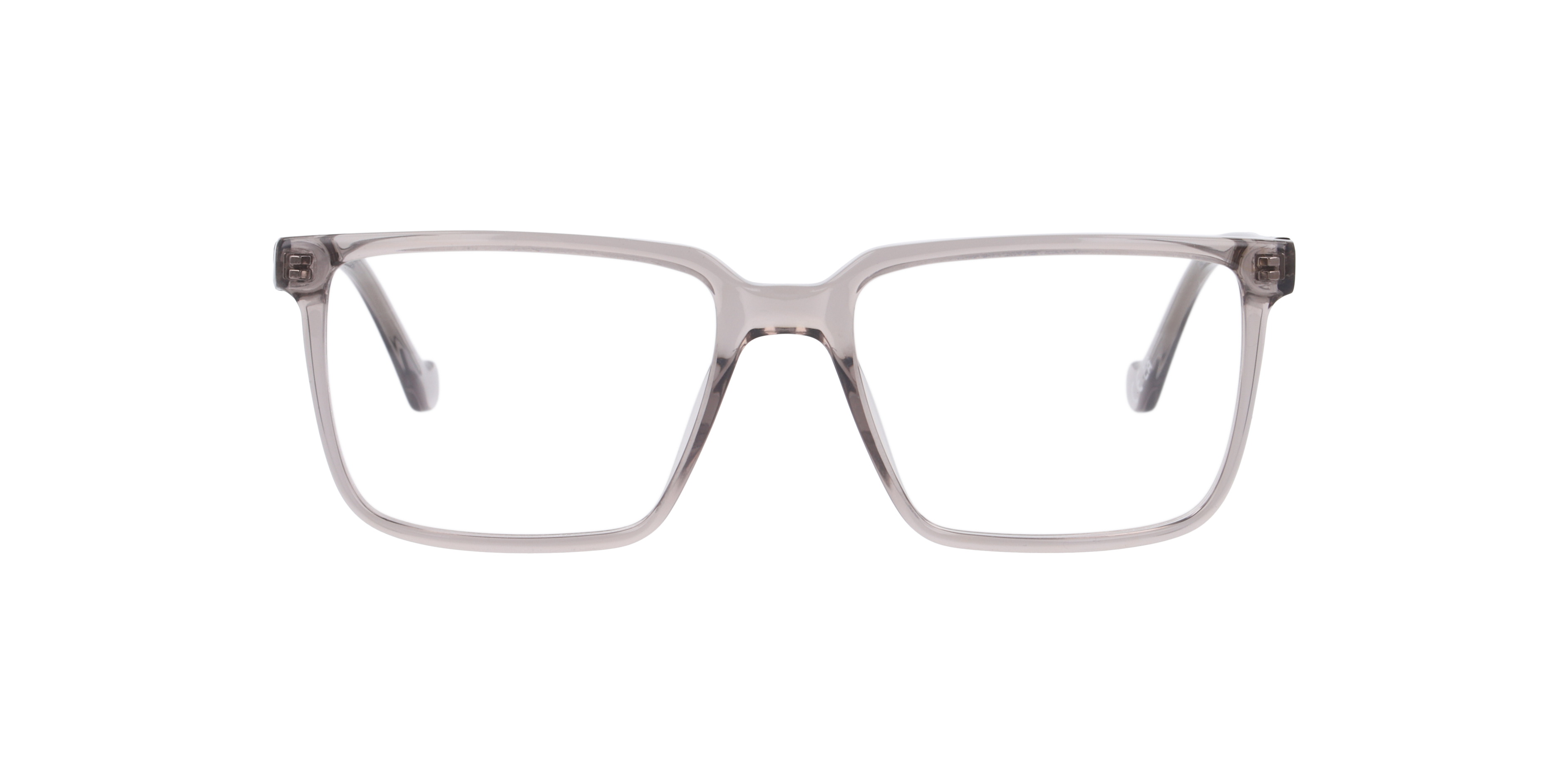 Murphy Crystal Grey PlasticEyeglass Frames for Glasses Direct, Front View