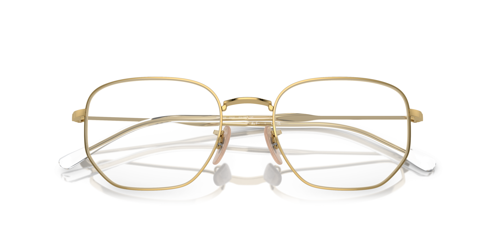RB6496 Arista Gold MetalEyeglass Frames for Glasses Direct, Closed View