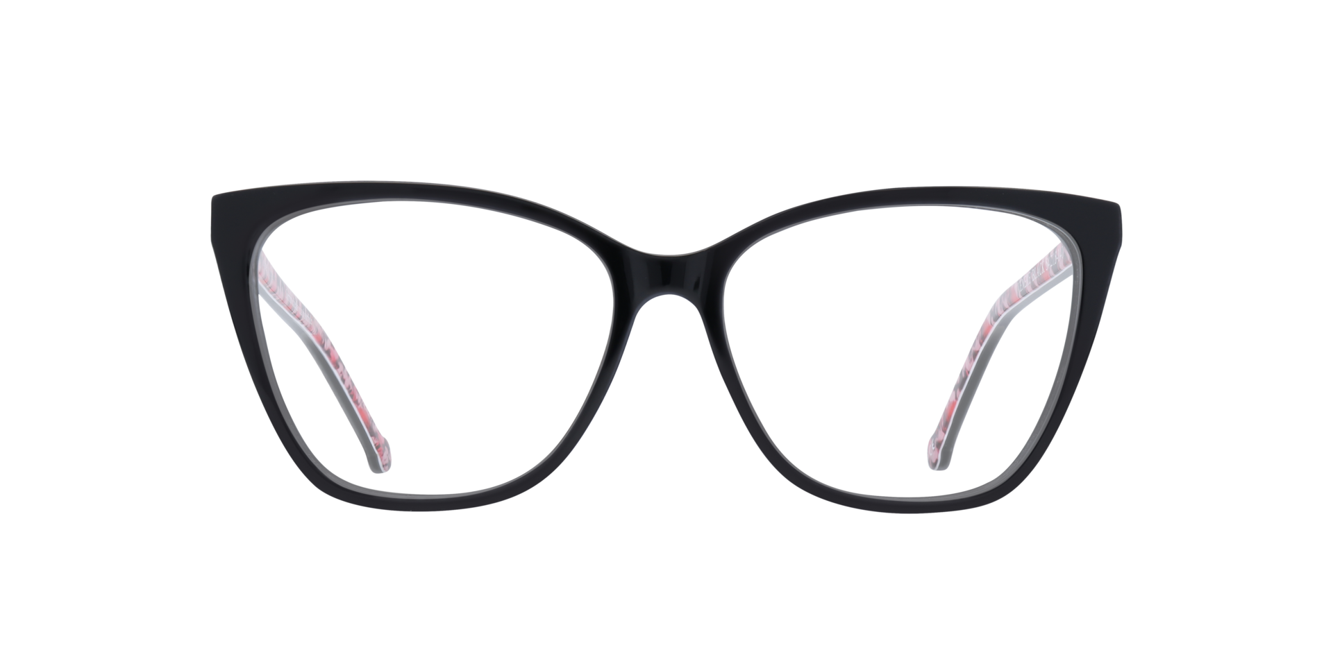 Venere Black AcetateEyeglass Frames for Glasses Direct, Front View