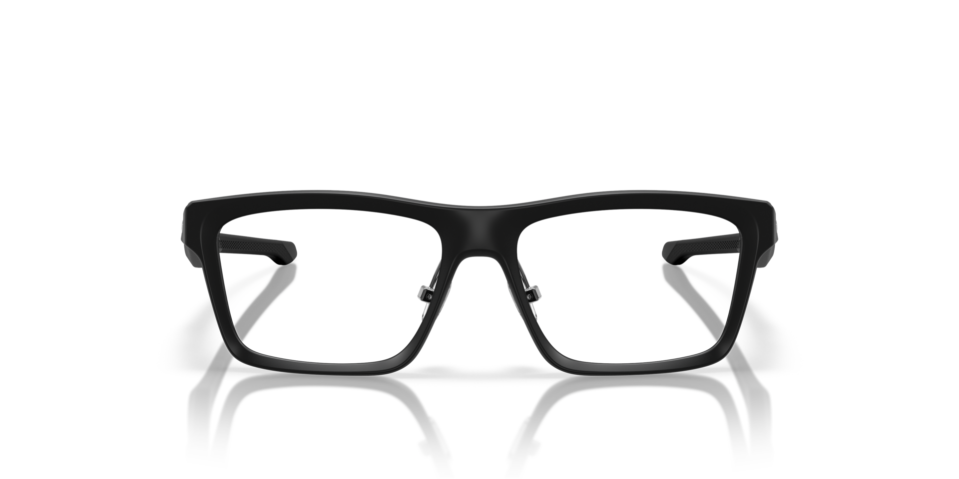 Field Marsh Satin Black PlasticEyeglass Frames for Glasses Direct, Front View